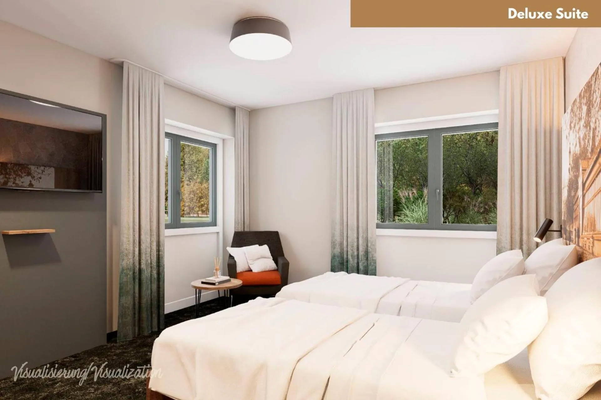 Bed in Hotel Zur Post