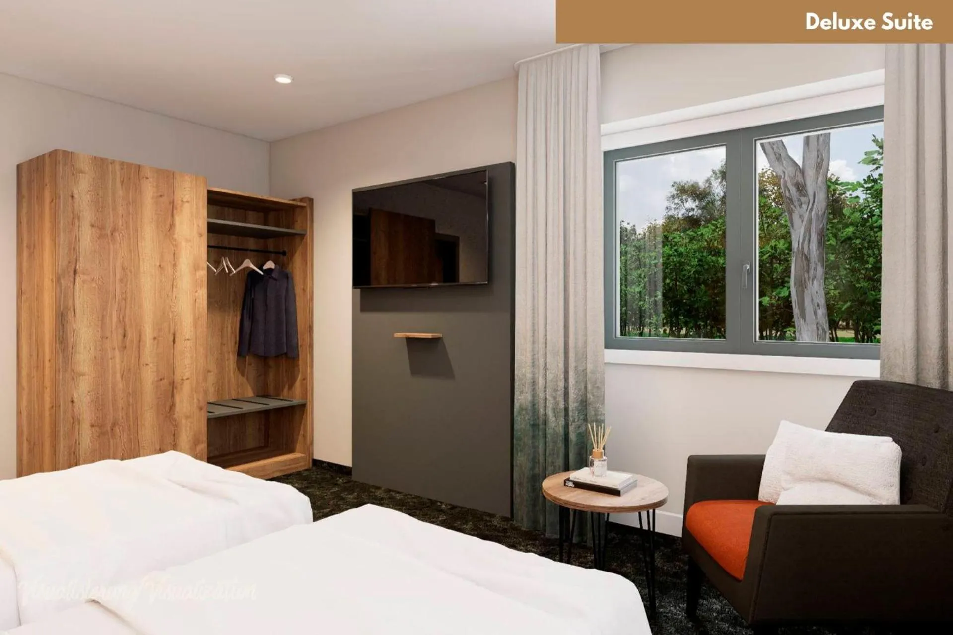 Bed in Hotel Zur Post