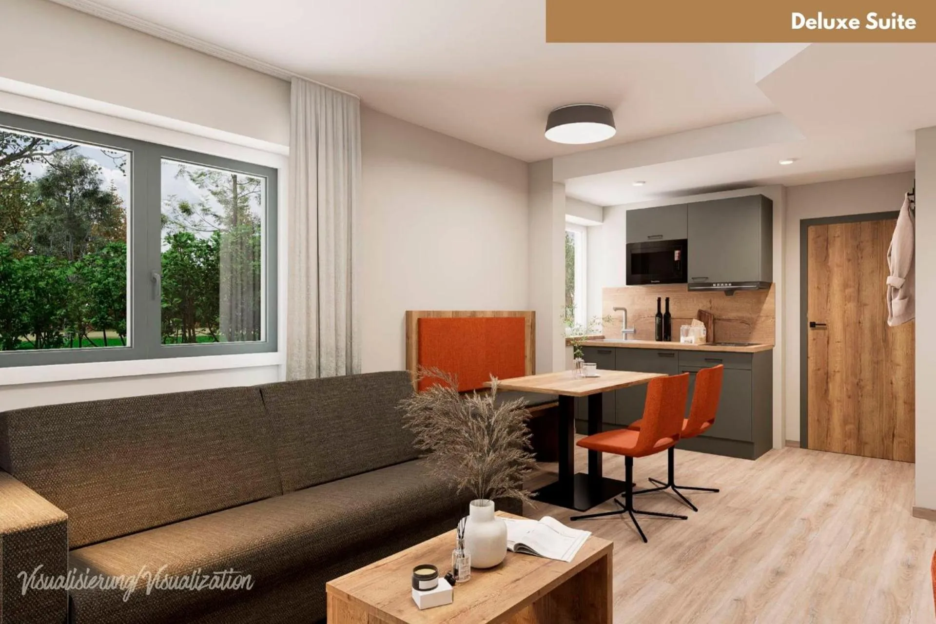 Kitchen or kitchenette in Hotel Zur Post