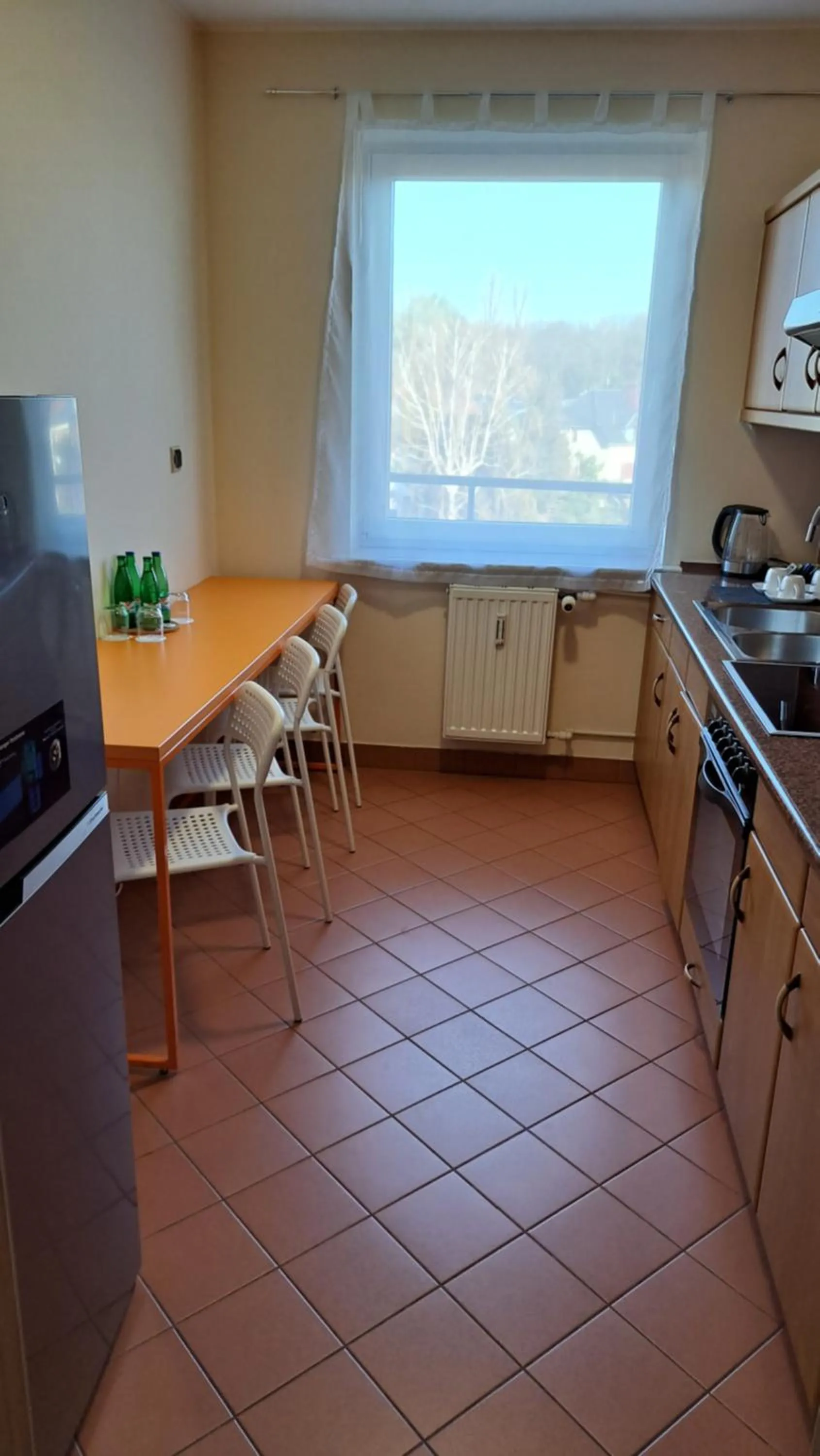Kitchen or kitchenette in Poleczki Residence Apartments