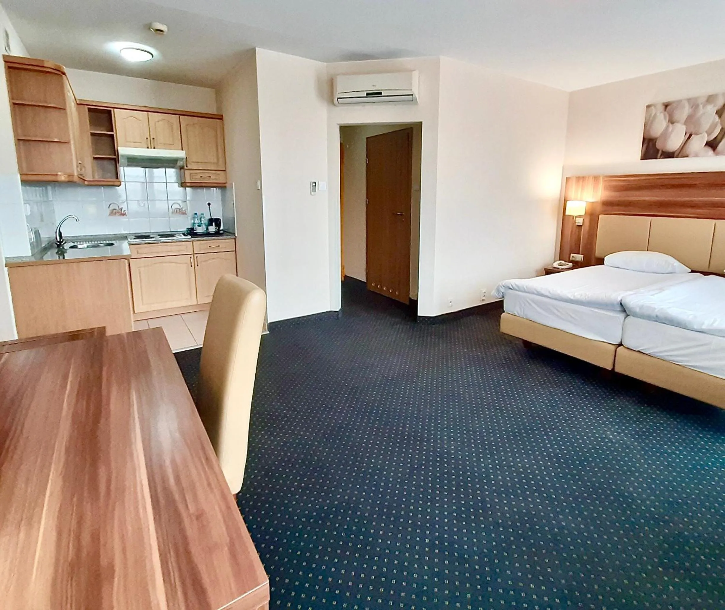 Bed in Poleczki Residence Apartments