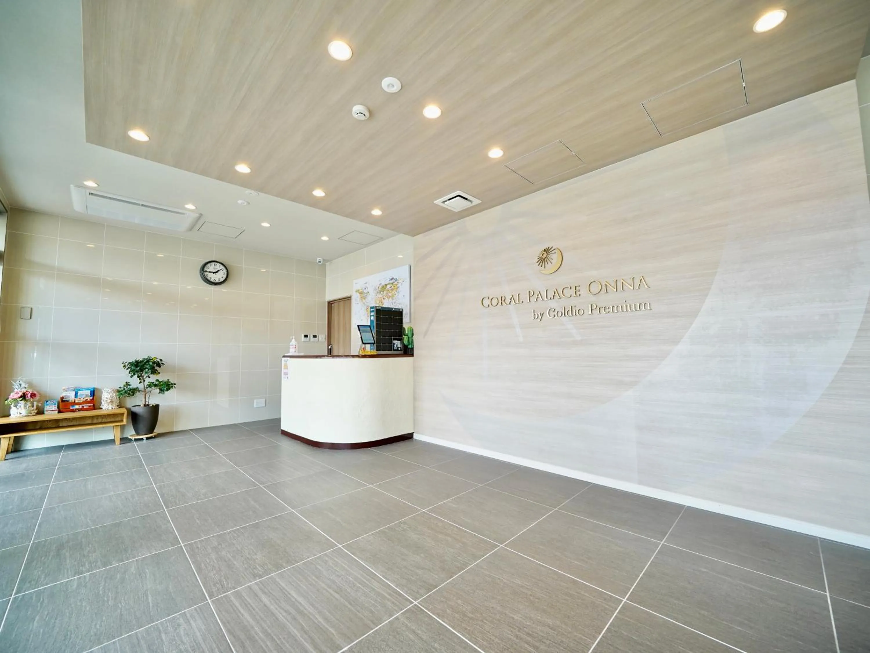 Lobby or reception in Coral Palace Onna by Sunset Avenue