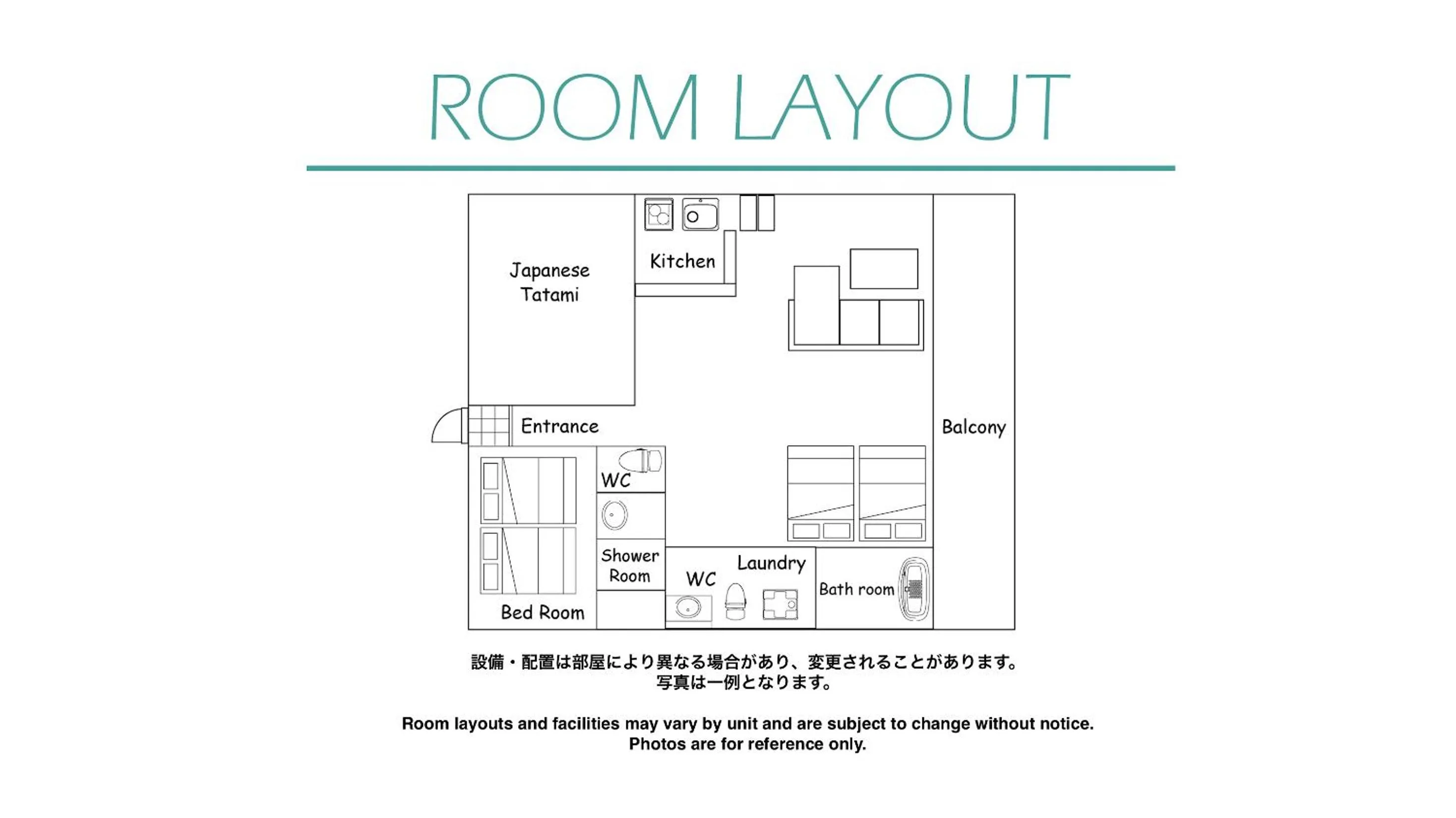 Photo of the whole room in Coral Palace Onna by Sunset Avenue