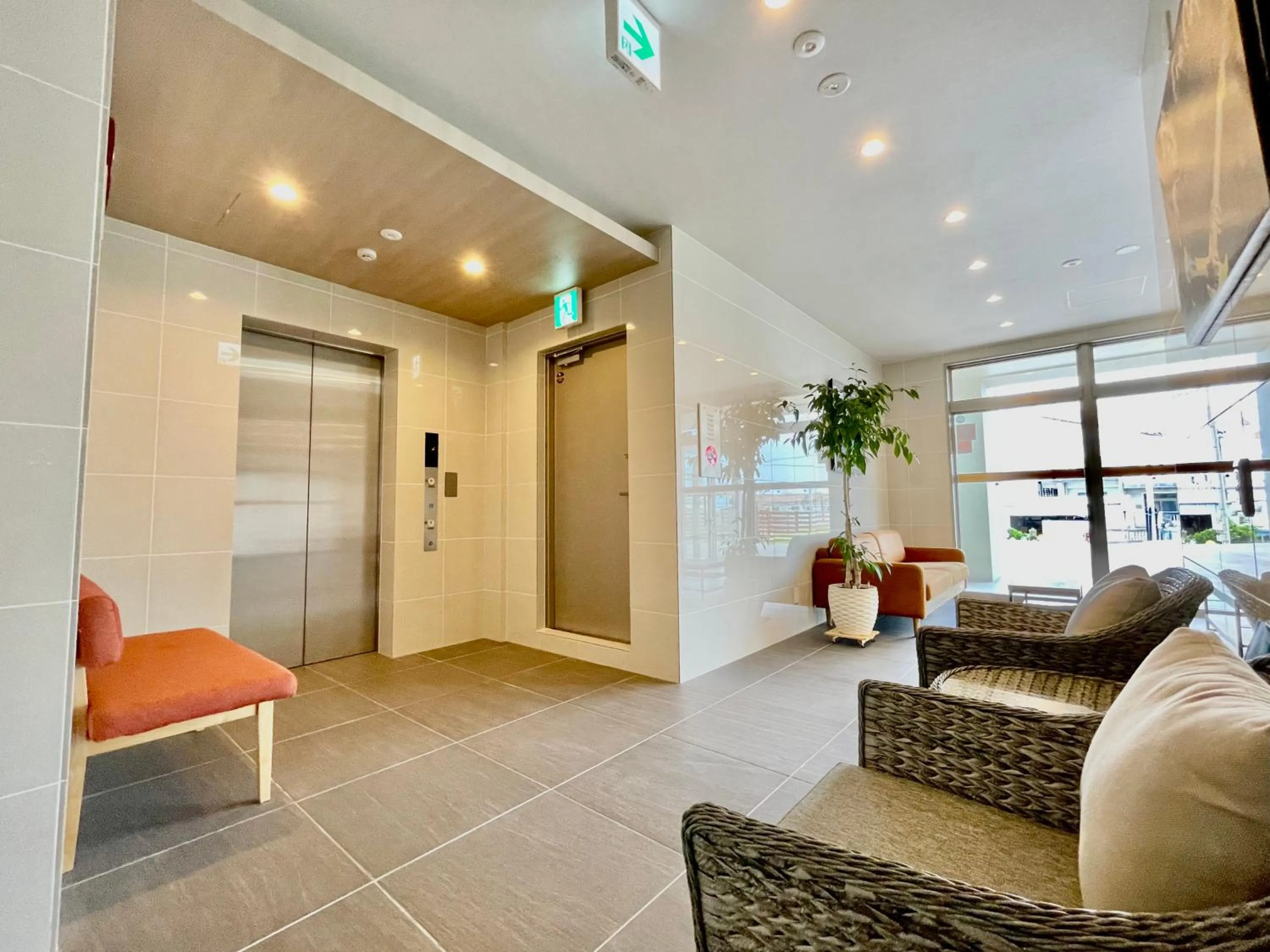 Lobby or reception in Coral Palace Onna by Sunset Avenue