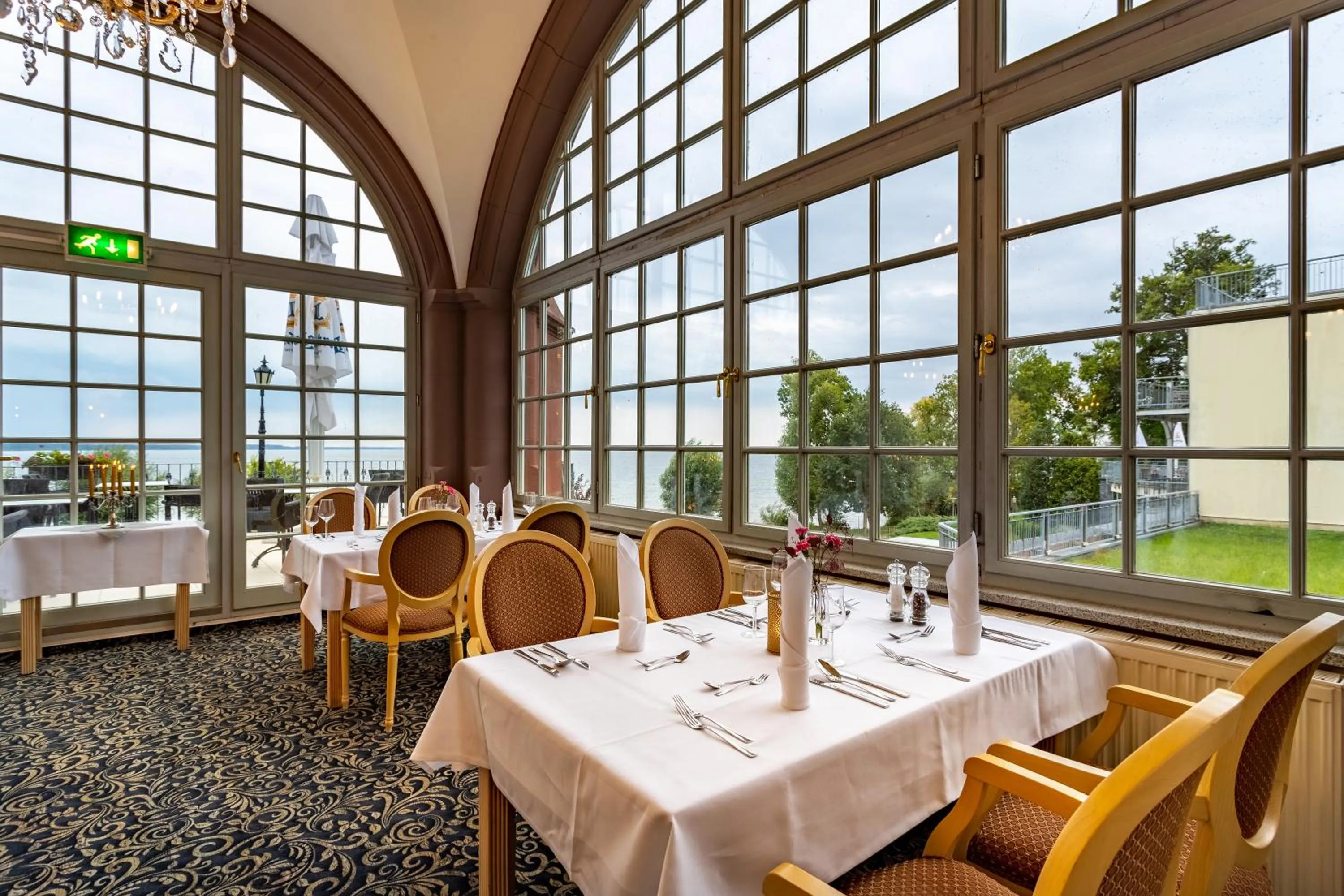 Restaurant/places to eat in Seehotel Schloss Klink