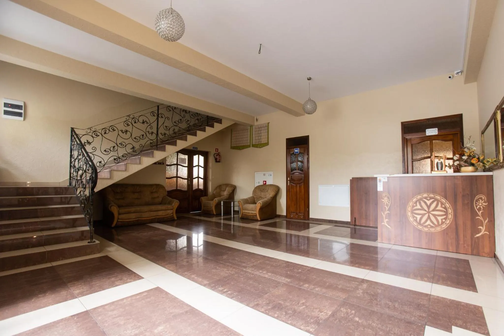 Lobby or reception in U Haliny