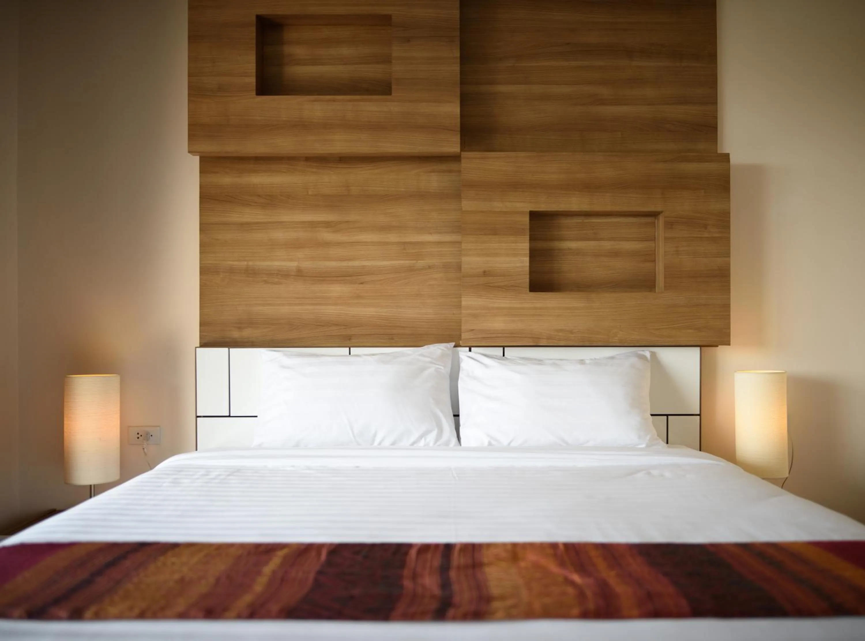 Bed in Seastar Hotel and Service Apartment