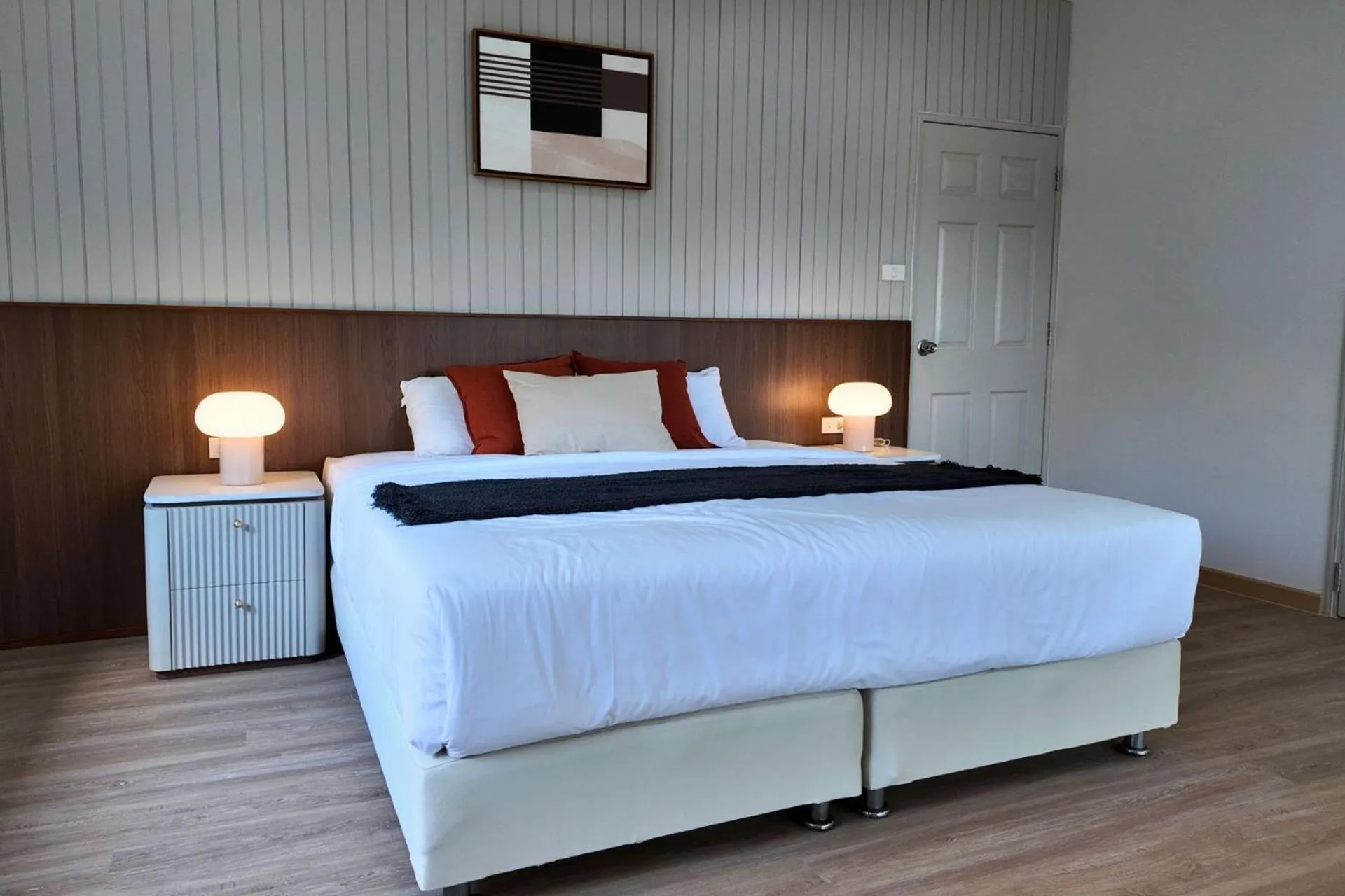 Bed in Seastar Hotel and Service Apartment