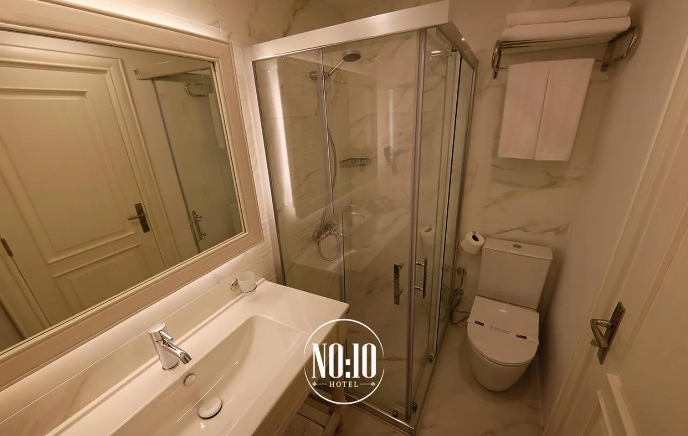 Shower in No 10 Hotel