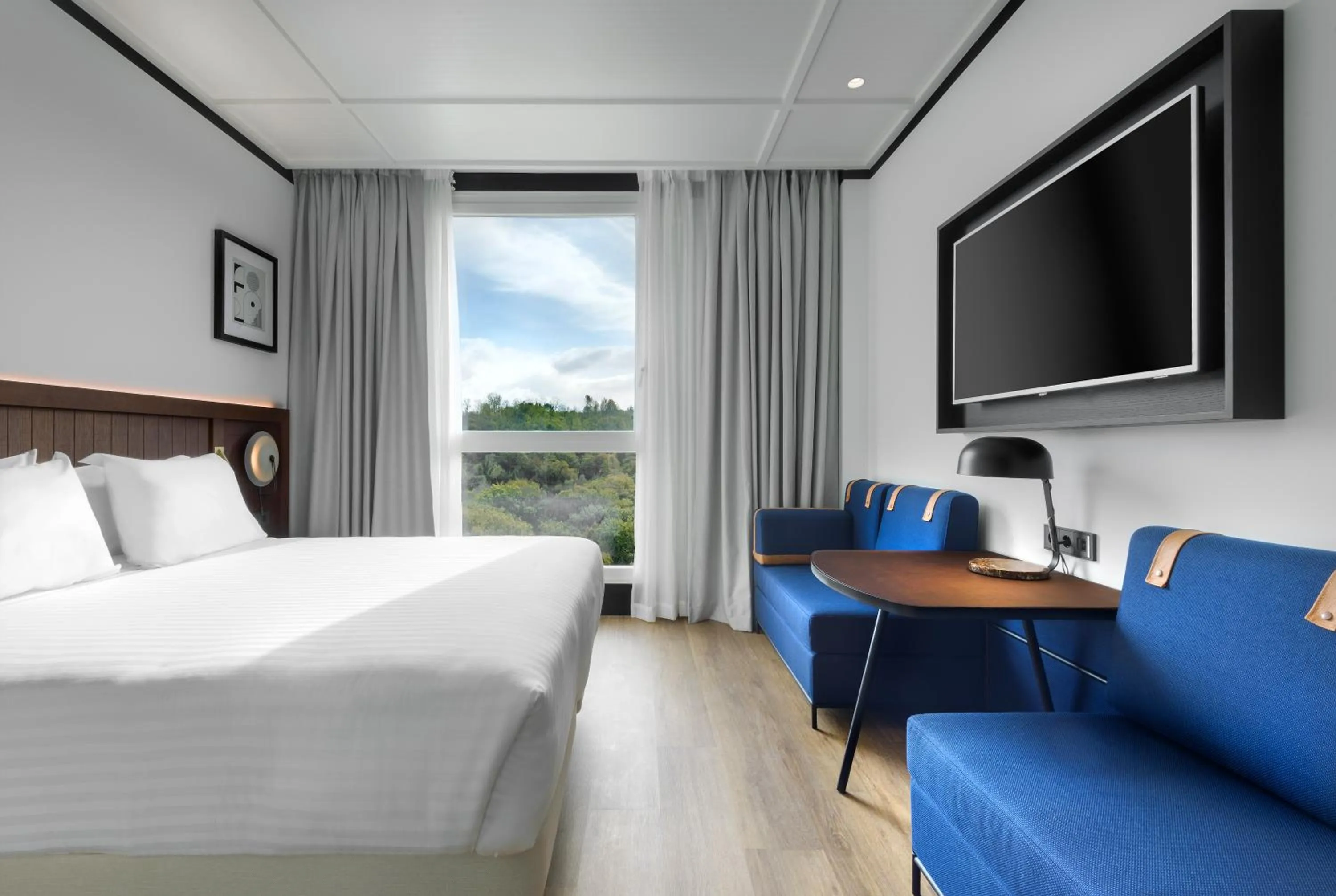 Bed in Hotel Tres Reyes San Sebastián