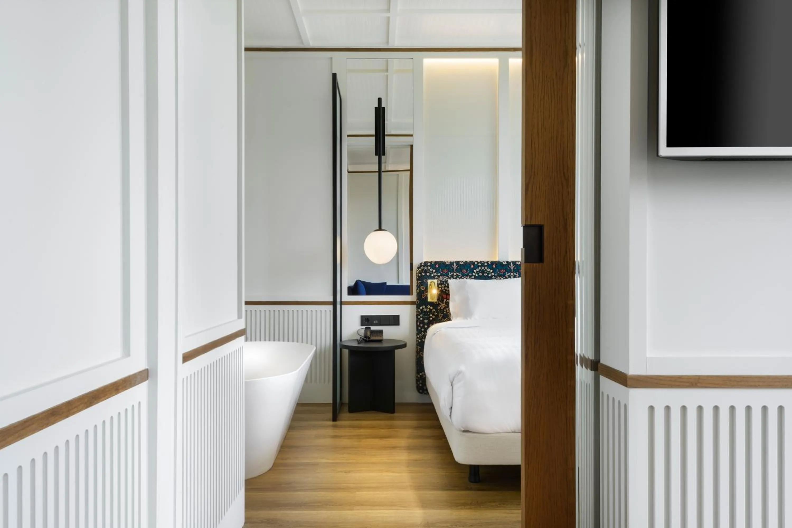 Bed in Hotel Tres Reyes San Sebastián