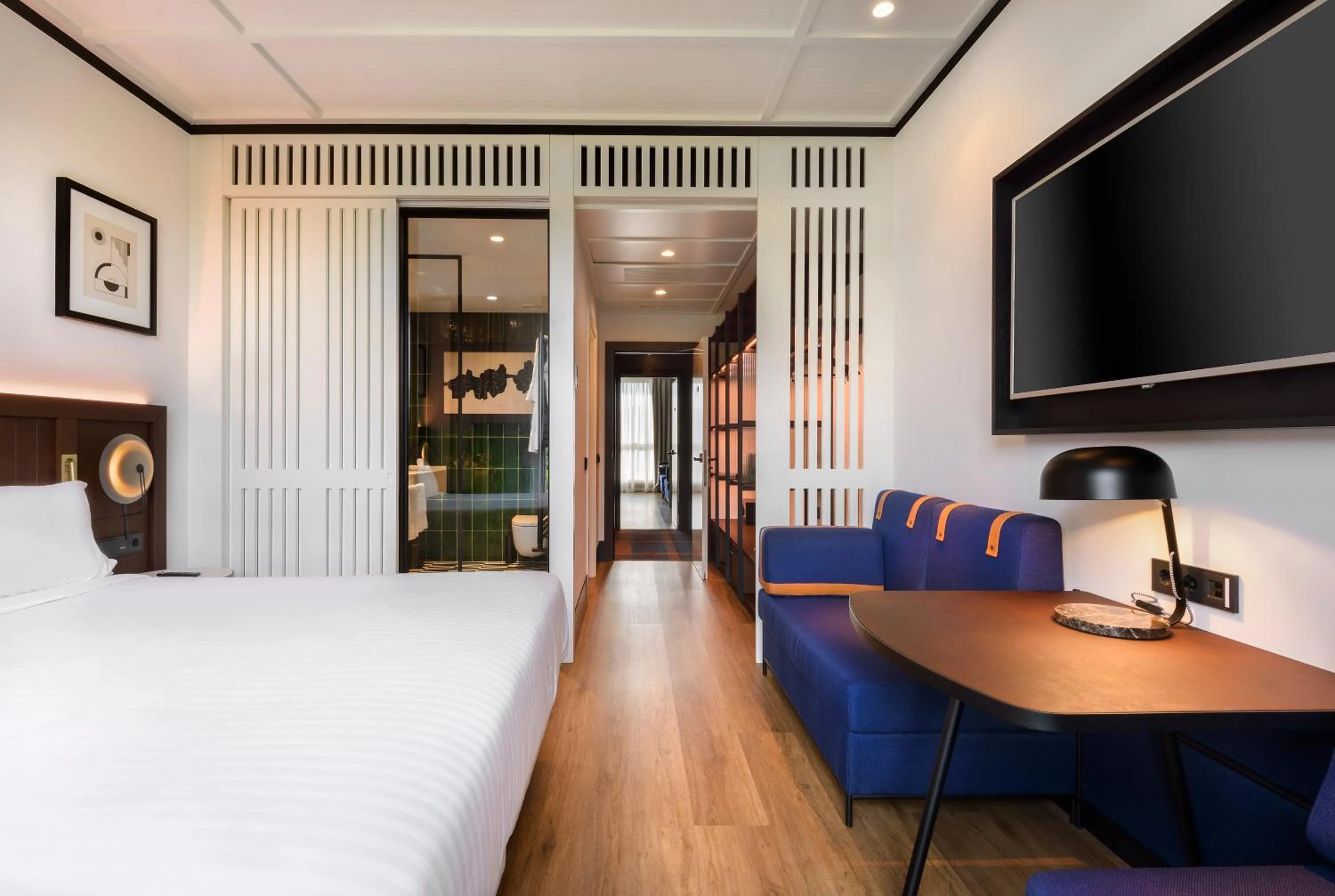 Bed in Hotel Tres Reyes San Sebastián