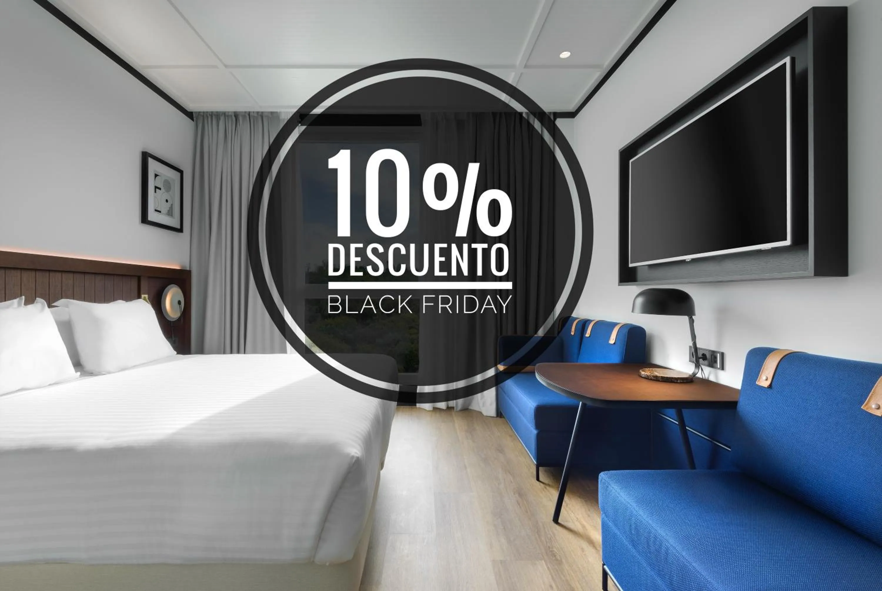 Bed in Hotel Tres Reyes San Sebastián