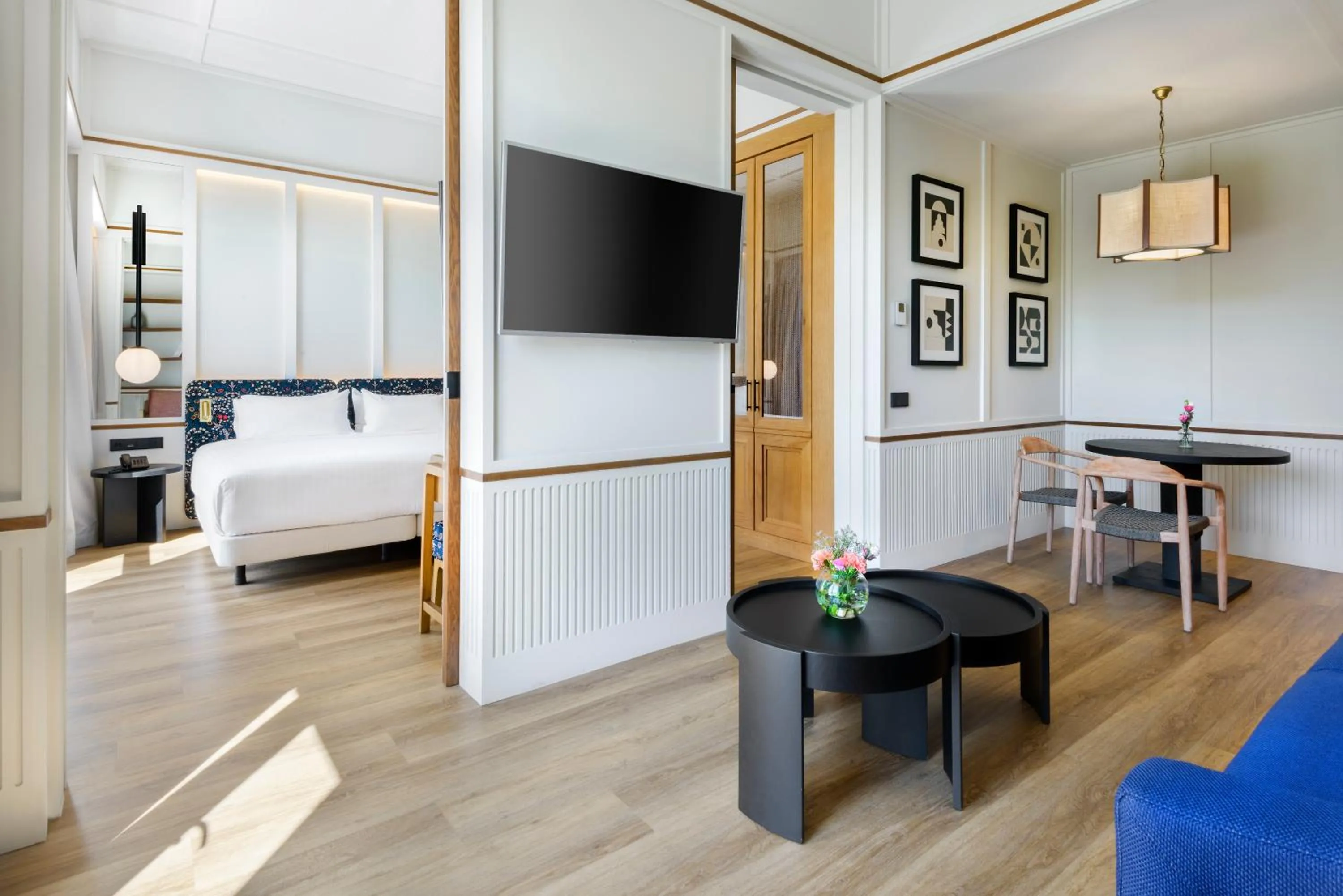 Bed in Hotel Tres Reyes San Sebastián