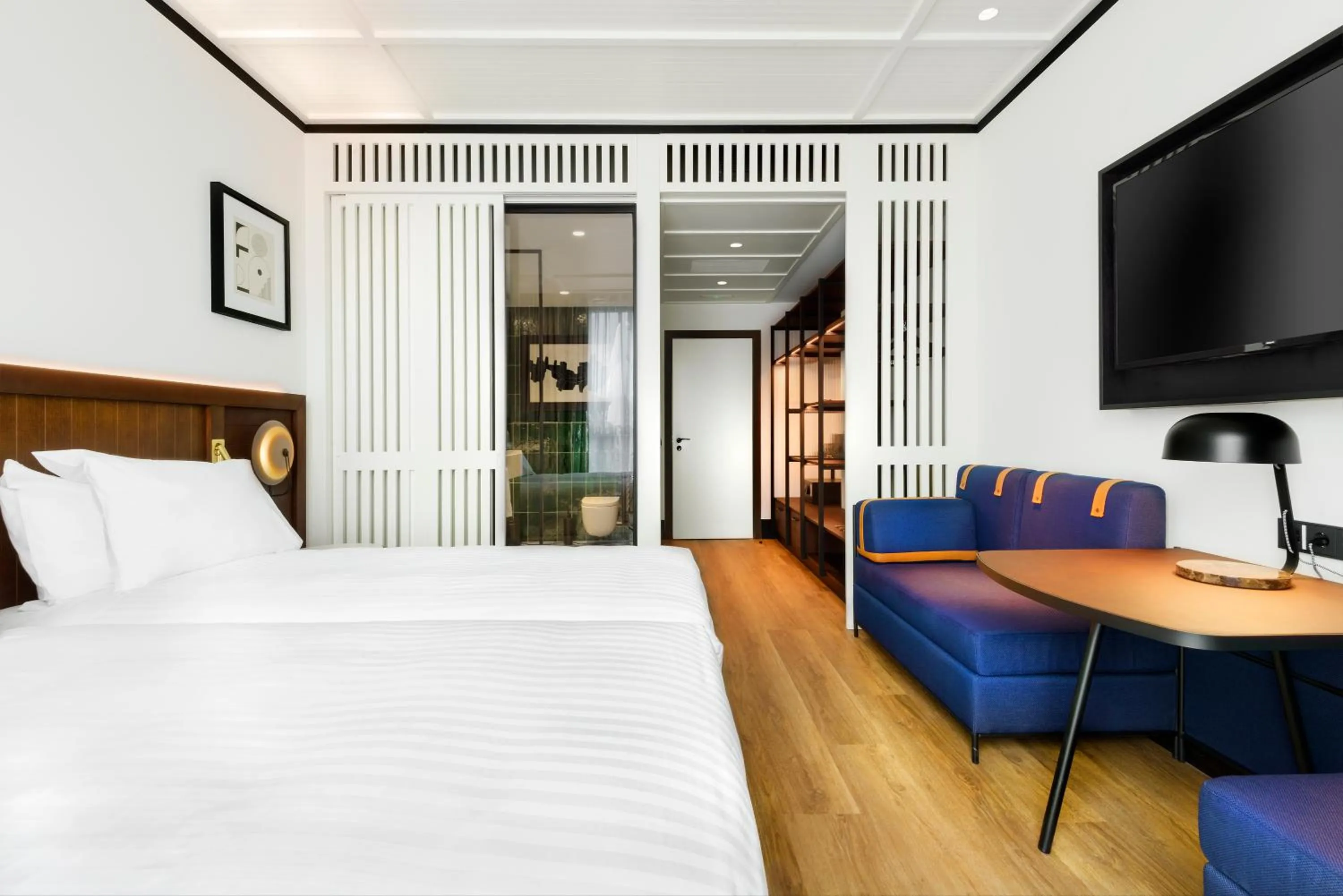 Bed in Hotel Tres Reyes San Sebastián