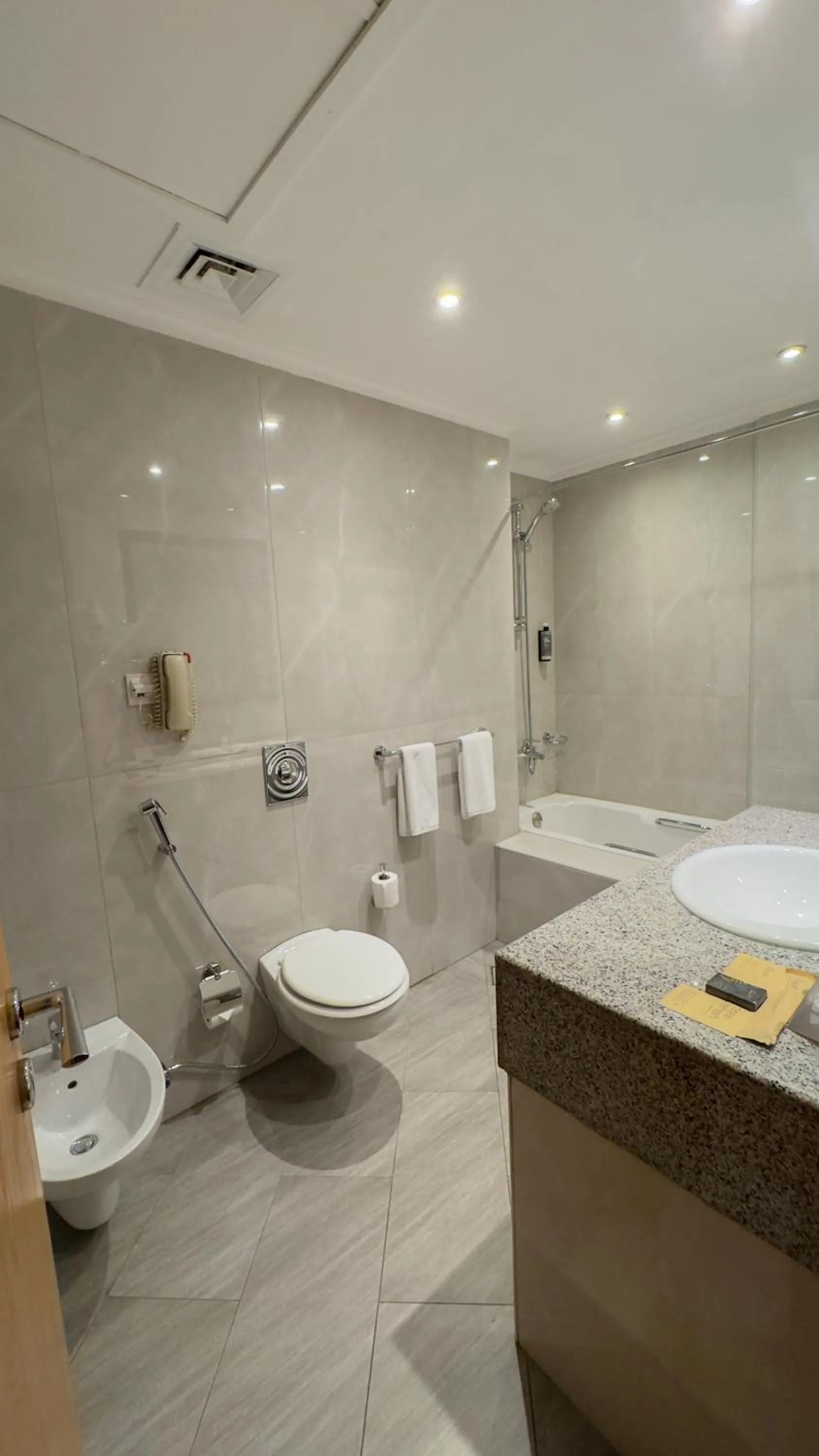 Toilet in Villaggio Hotel Abu Dhabi