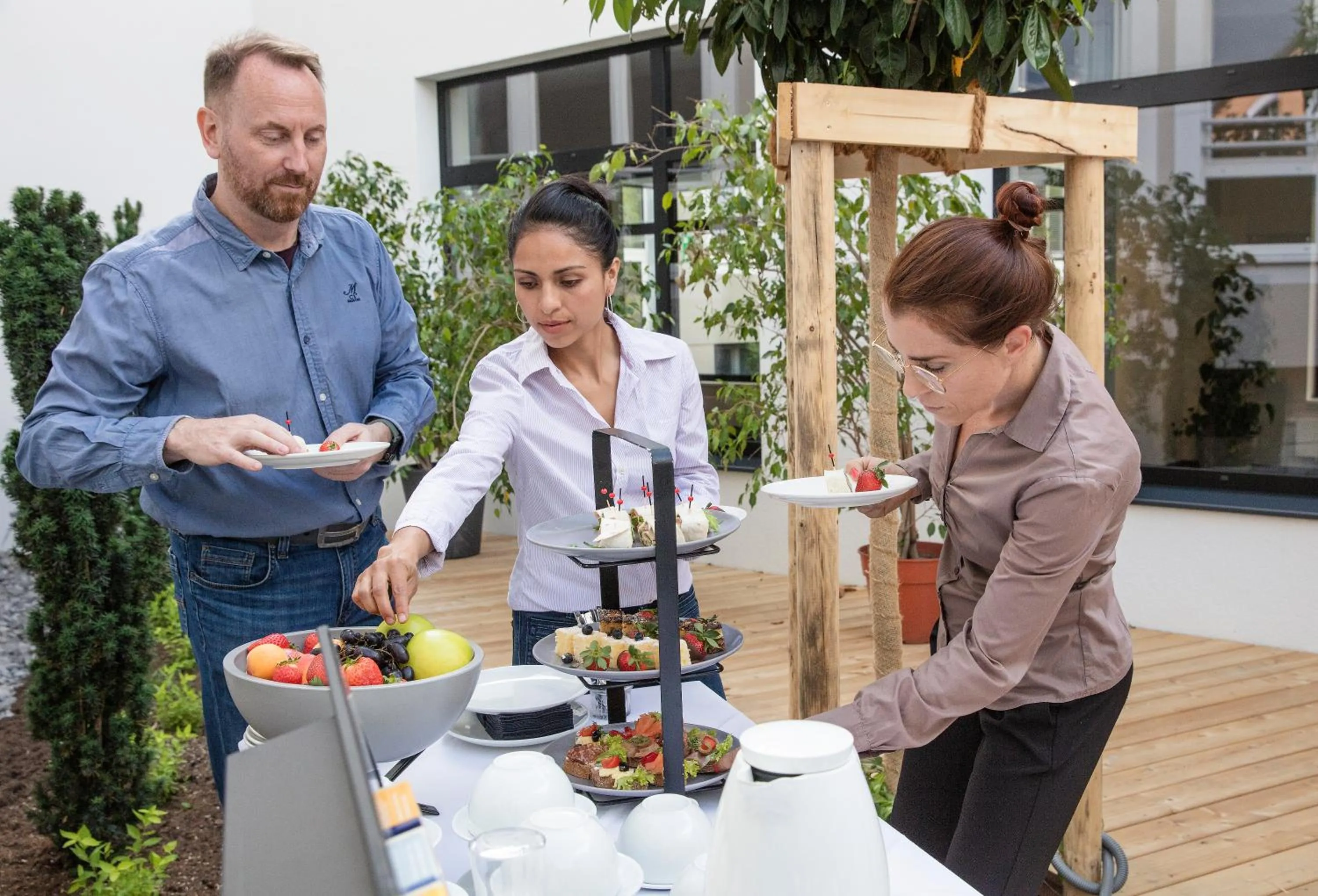 Restaurant/places to eat in JUFA Hotel Salzburg