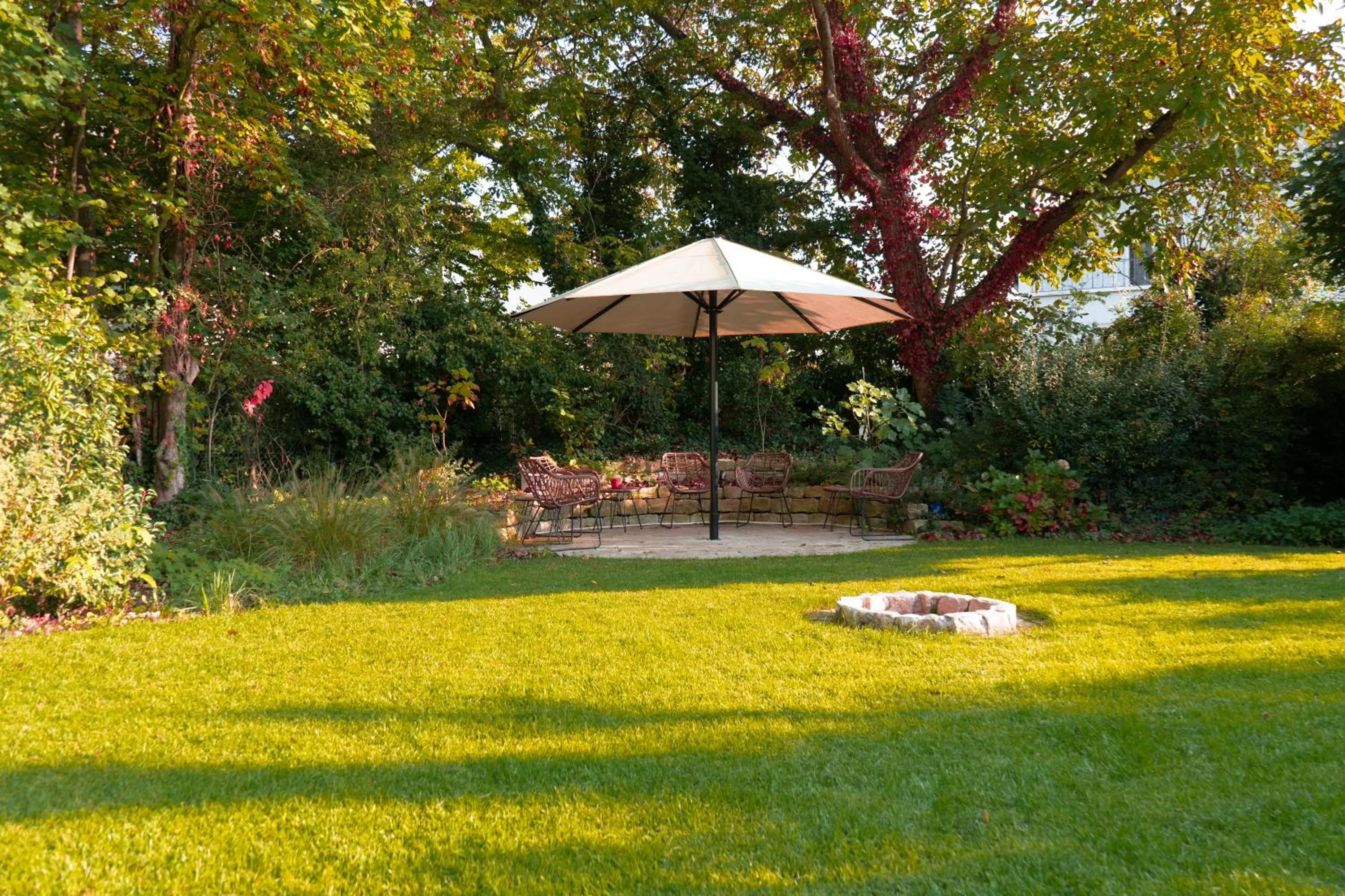 Garden in Villa Benz Hotel garni