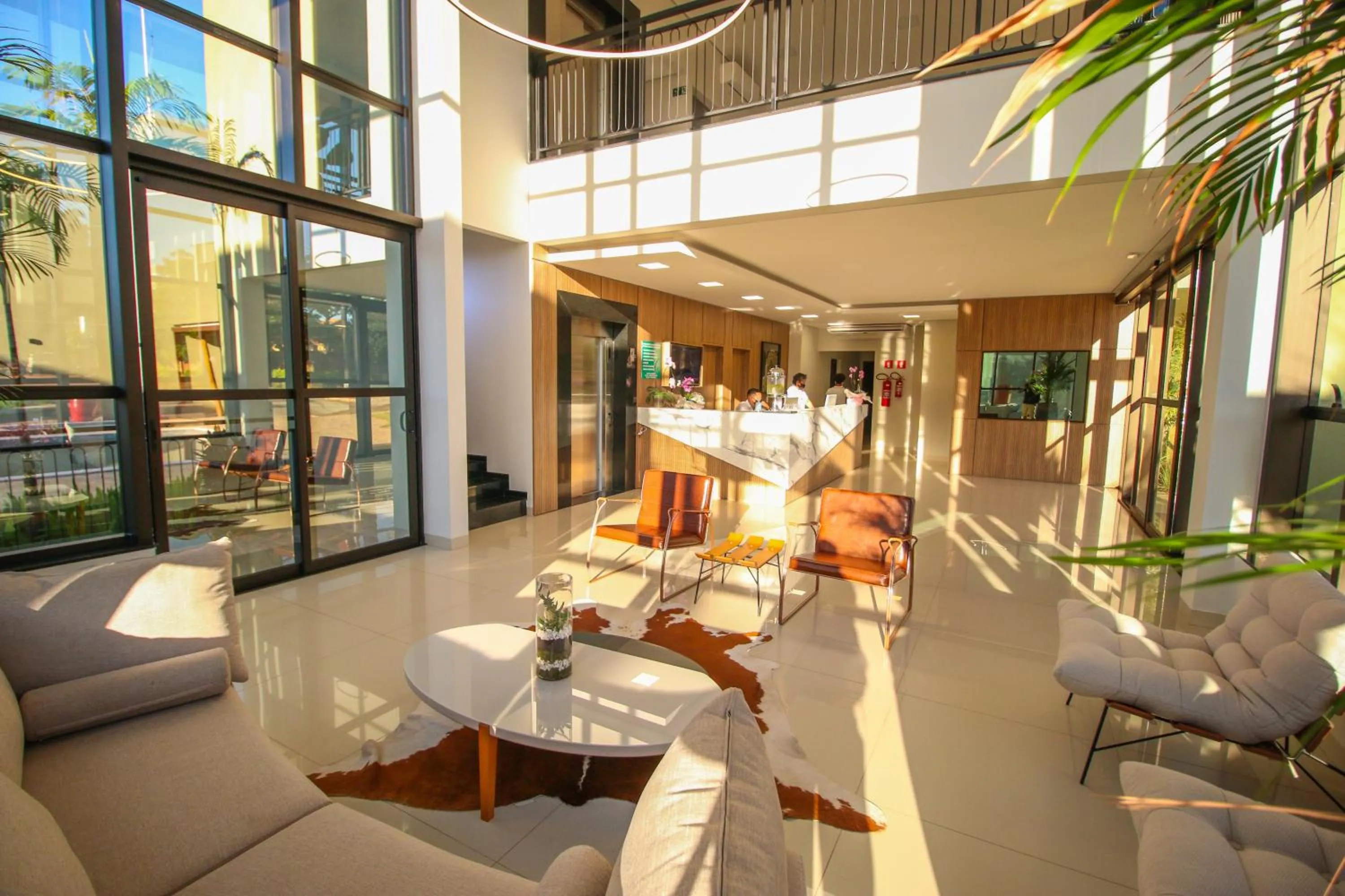 Lobby or reception in Promenade Bonito All Suites