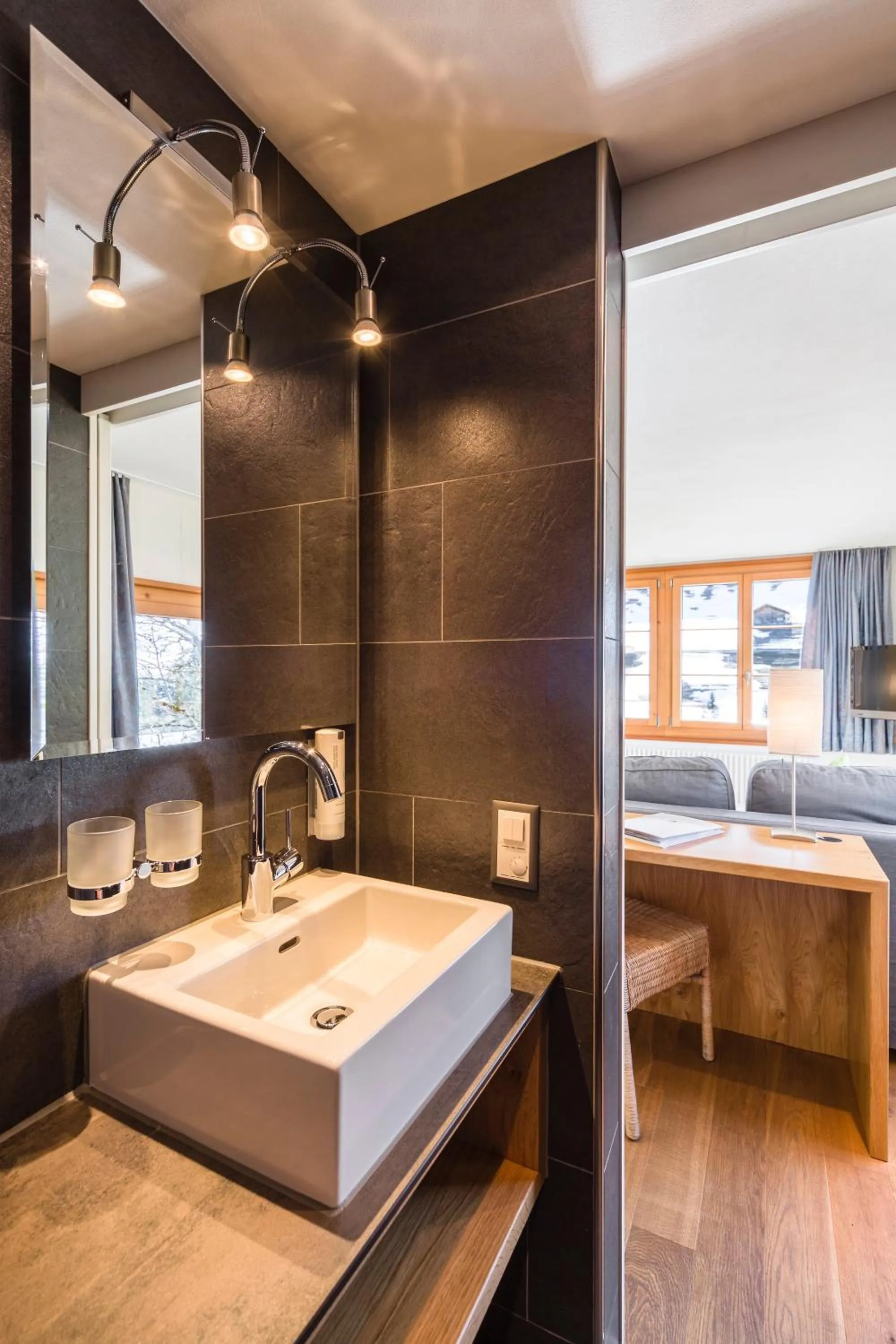 Bathroom in Hotel Des Alpes