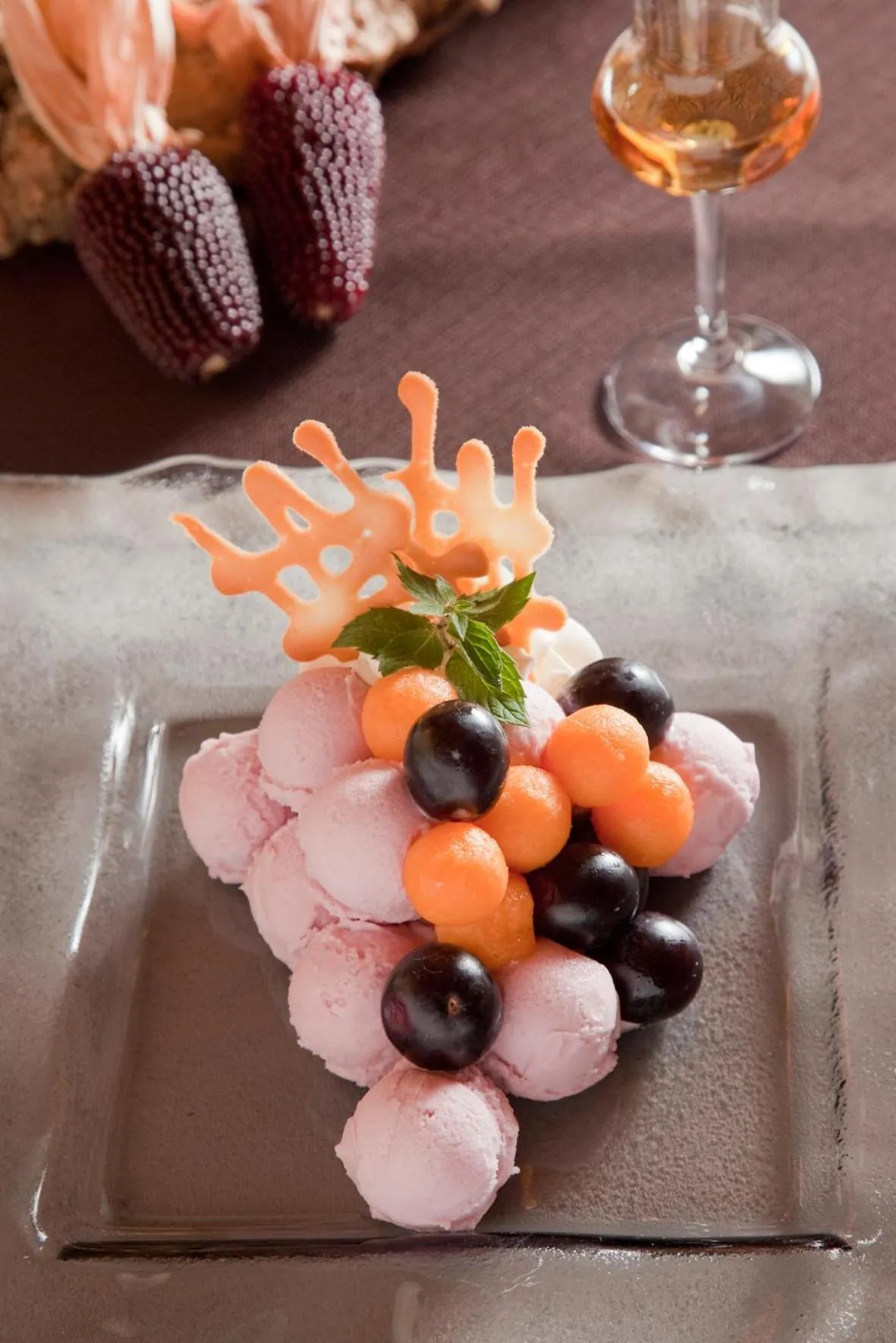 Food and drinks in Hotel Des Alpes