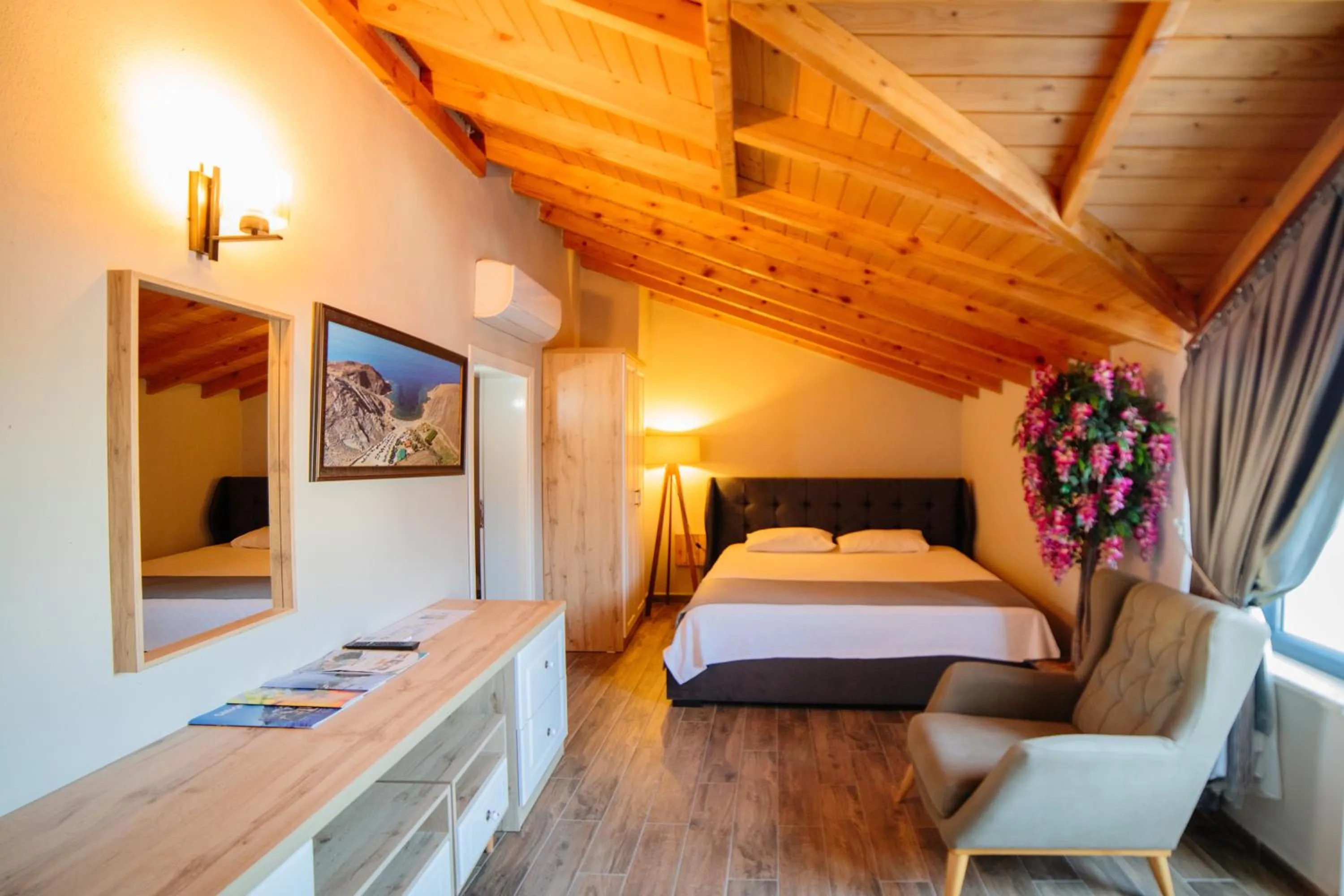 Bedroom, Bed in İmroz Elia Hotel