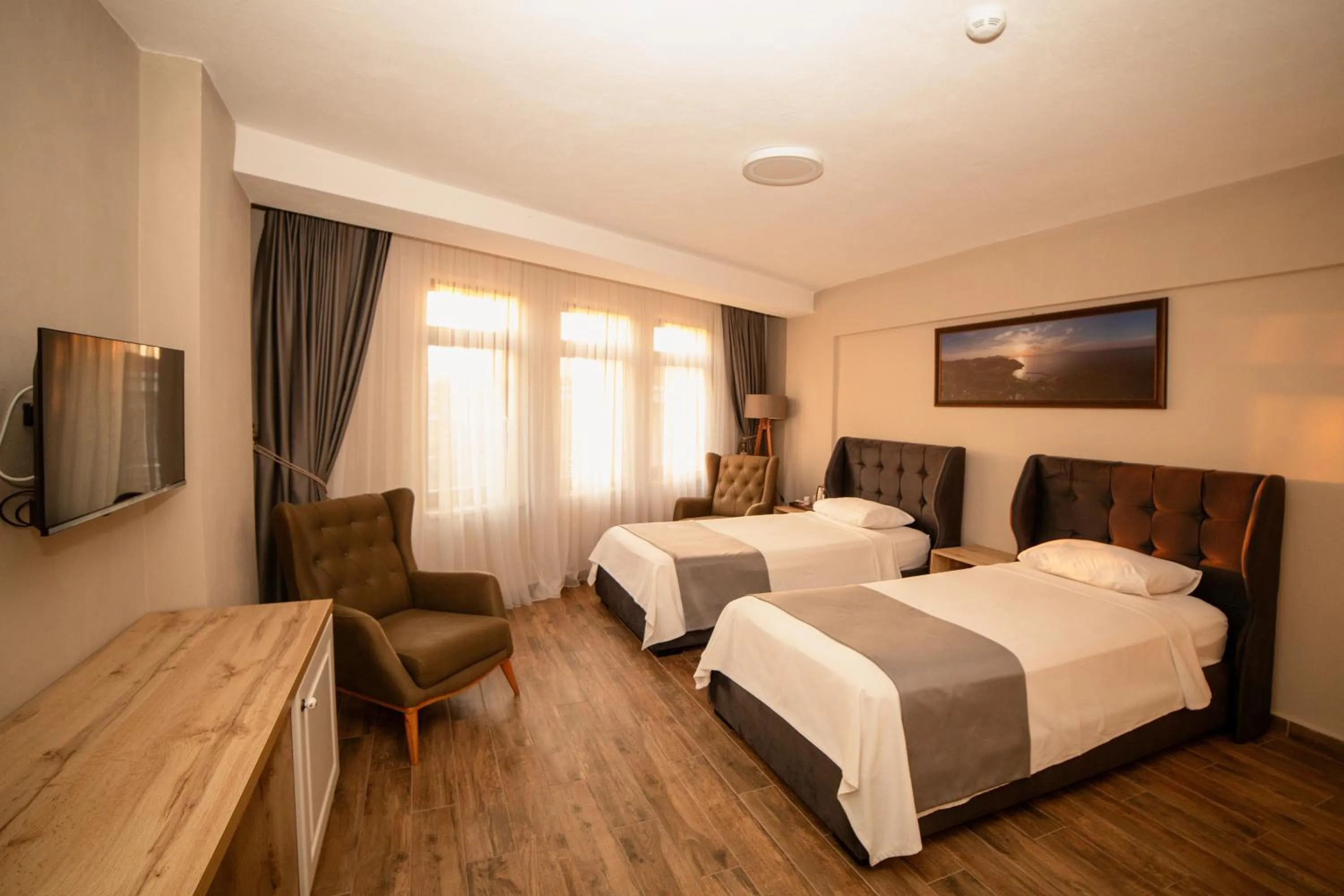 Bedroom, Bed in İmroz Elia Hotel