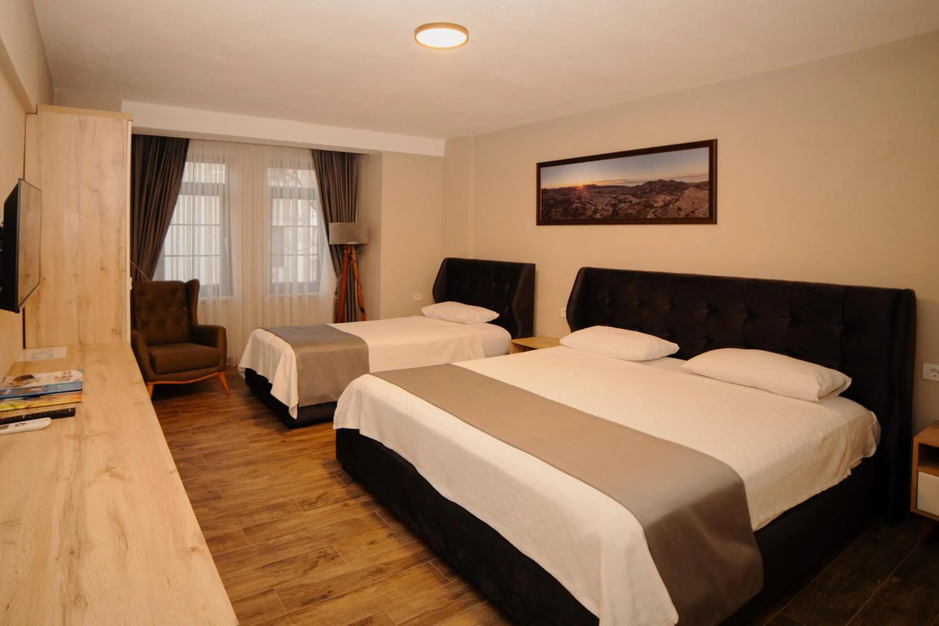 Bedroom, Bed in İmroz Elia Hotel