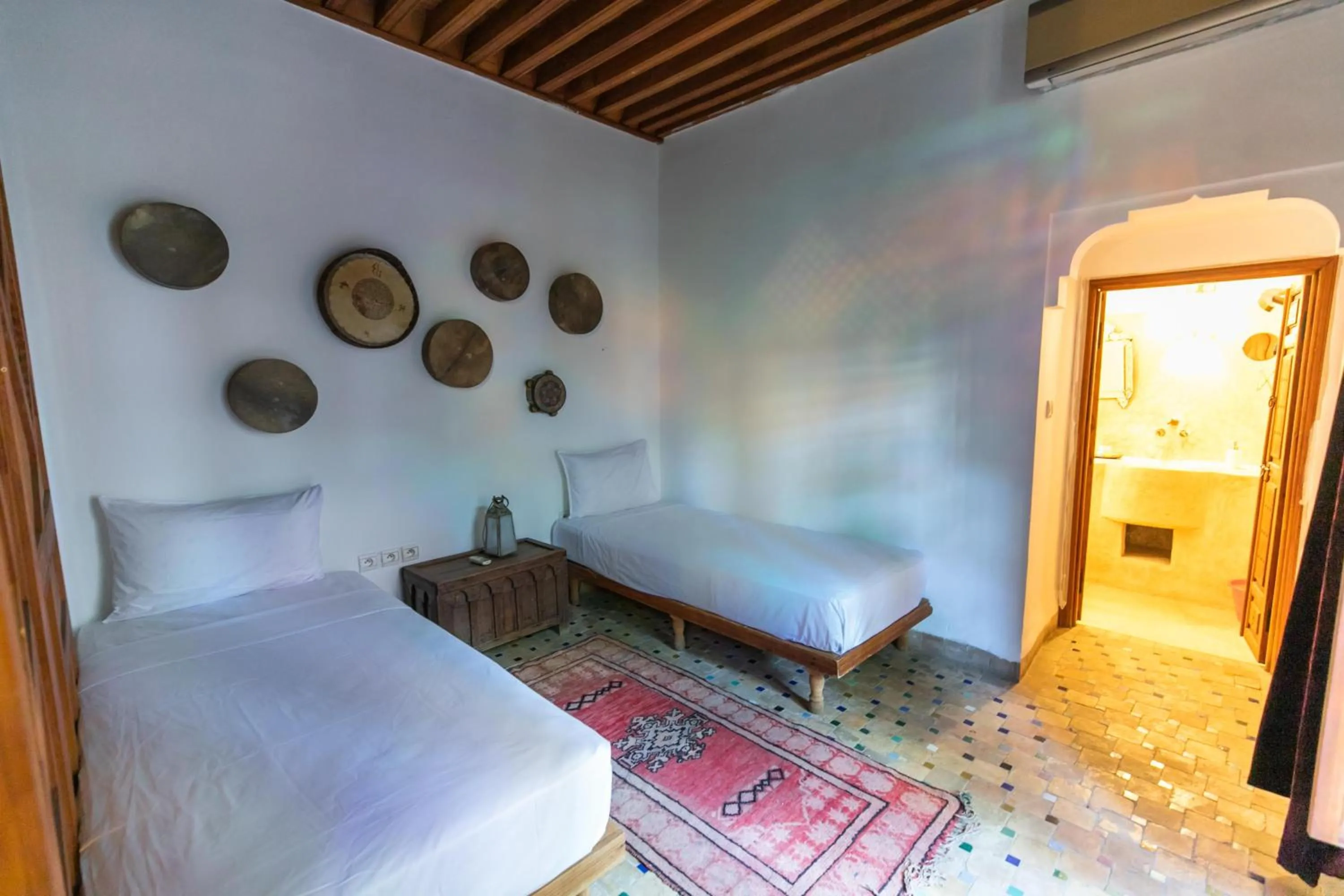 Bed in RIAD LOUDAYA AND SPA