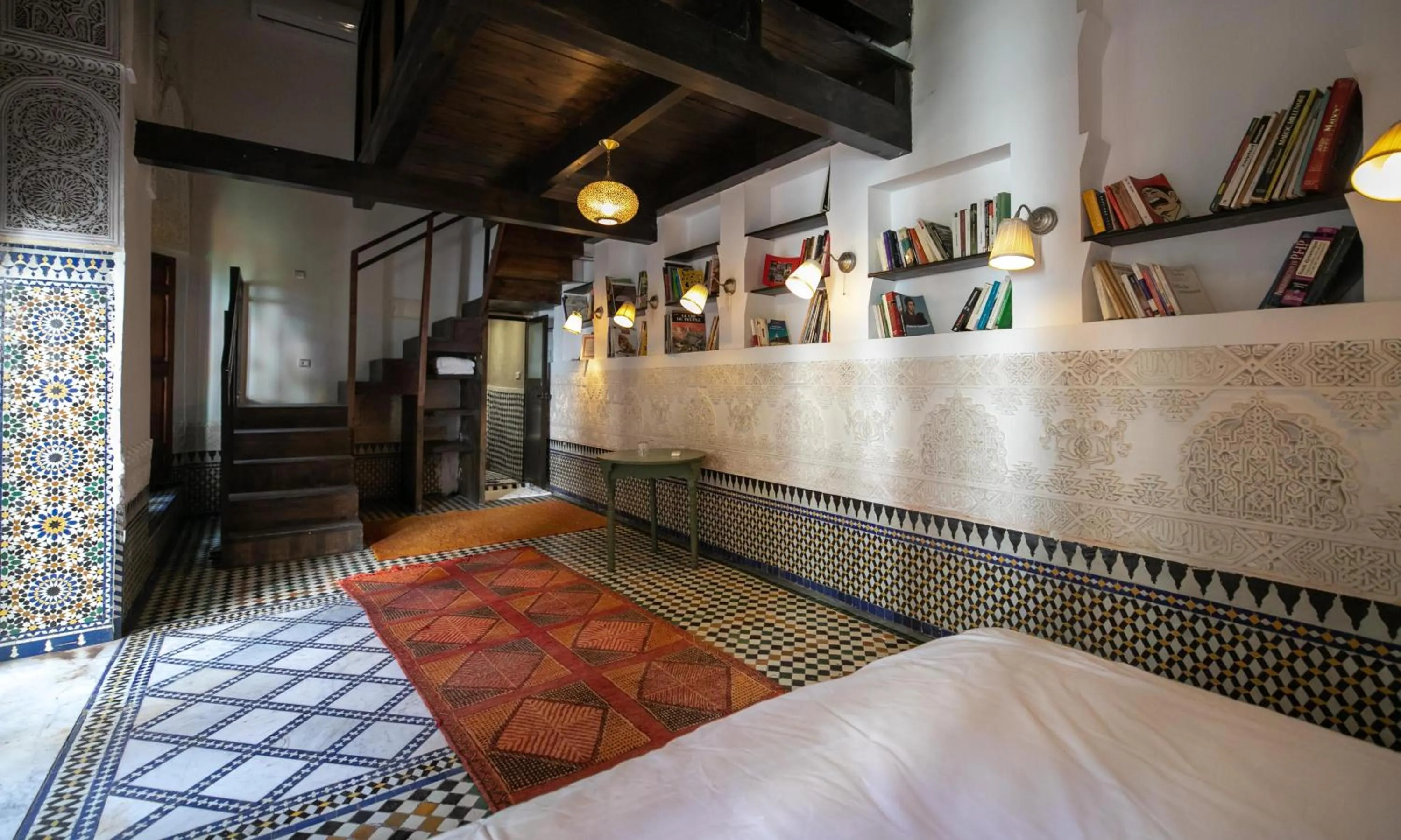 Bed in RIAD LOUDAYA AND SPA