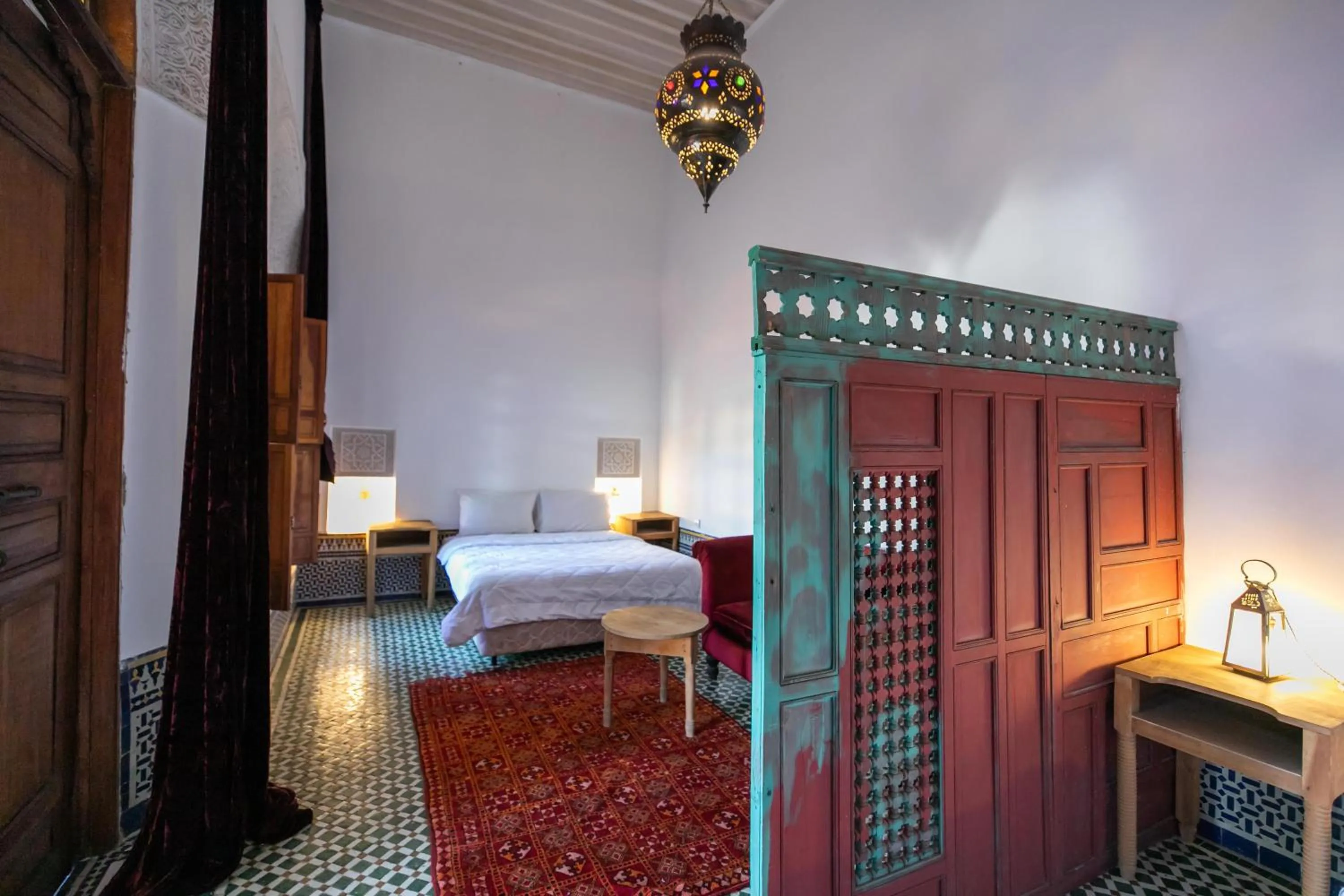 Bed in RIAD LOUDAYA AND SPA