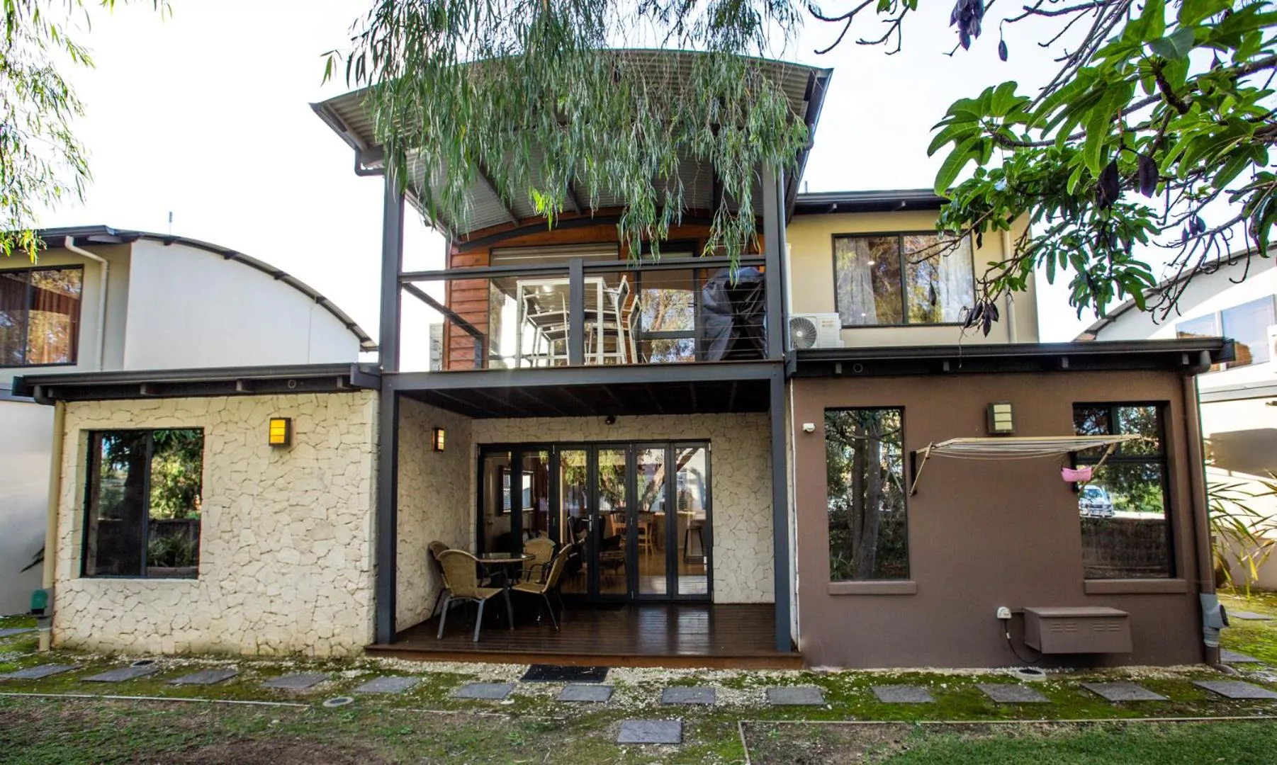 Patio in Dunn Bay Village Resort Homes
