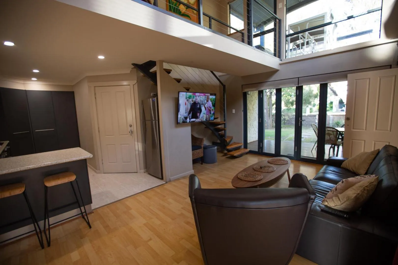 Patio in Dunn Bay Village Resort Homes