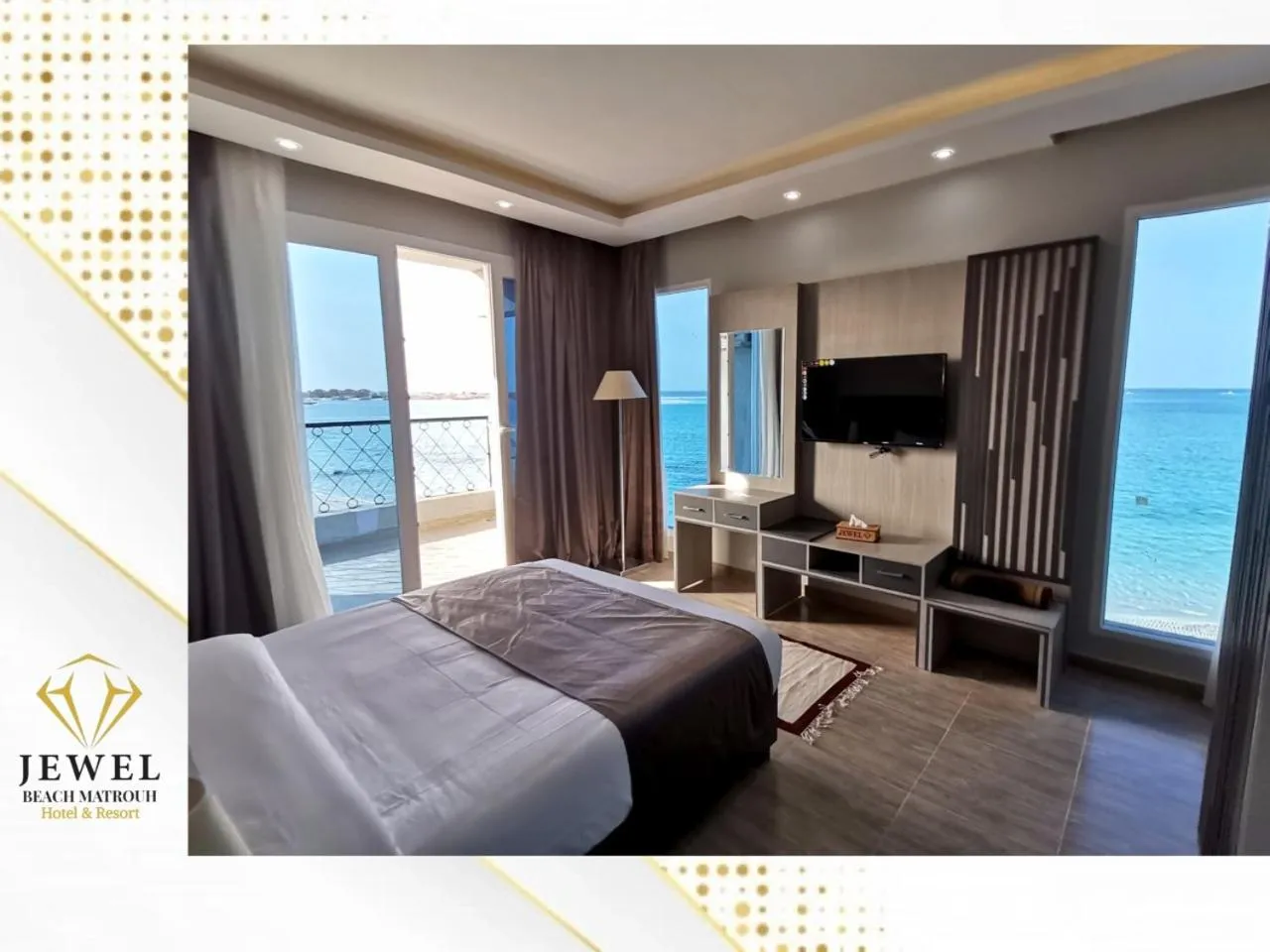 Double Room Panoramic Sea View in Jewel Beach Matrouh Hotel
