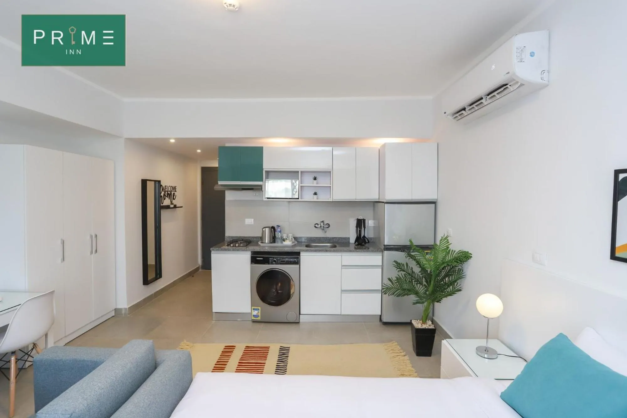 Kitchen or kitchenette in Prime Inn 10th Of Ramadan