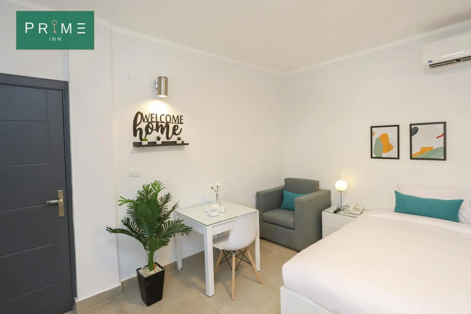 Dining area, Bed in Prime Inn 10th Of Ramadan