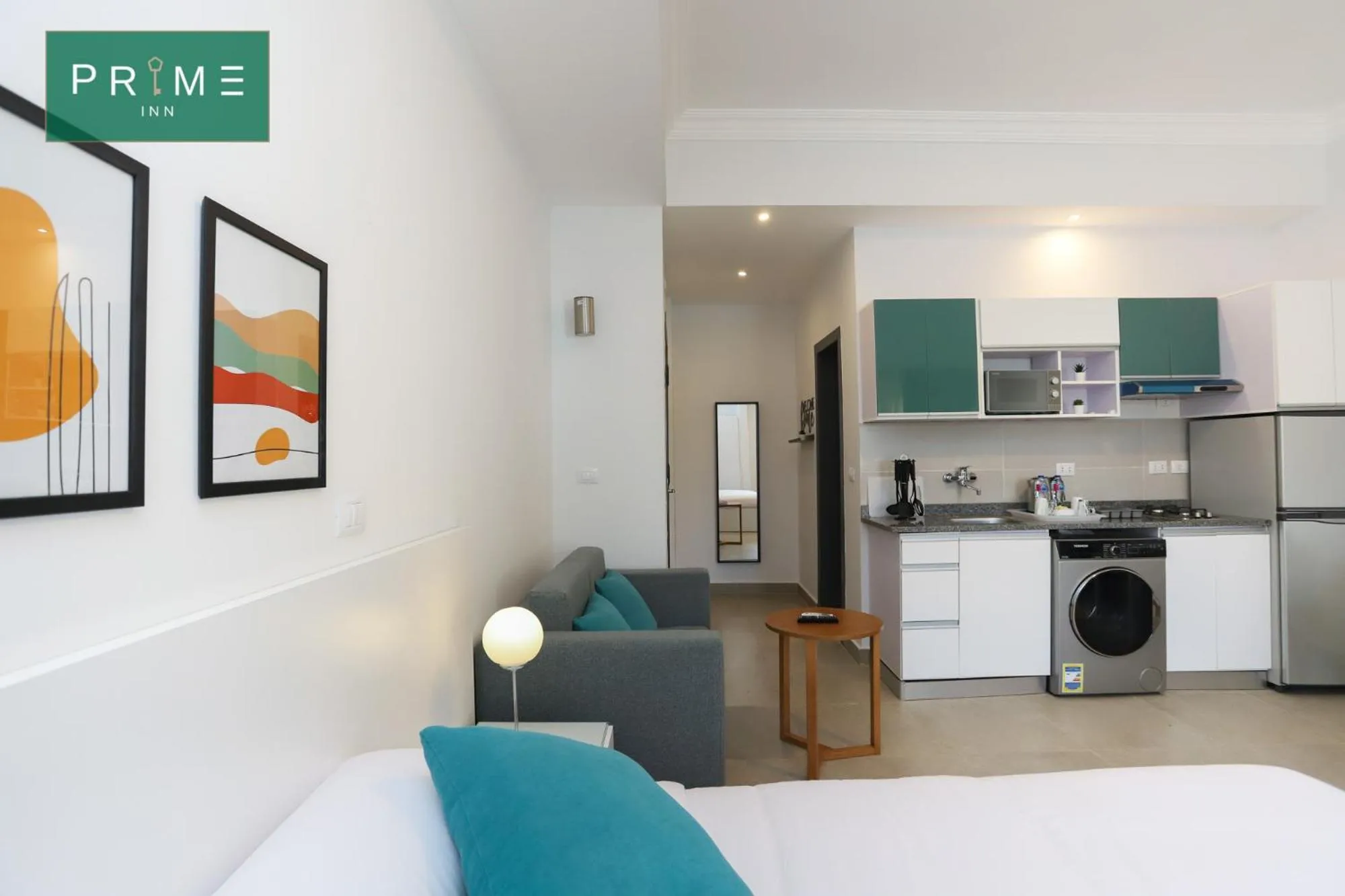 Kitchen or kitchenette in Prime Inn 10th Of Ramadan