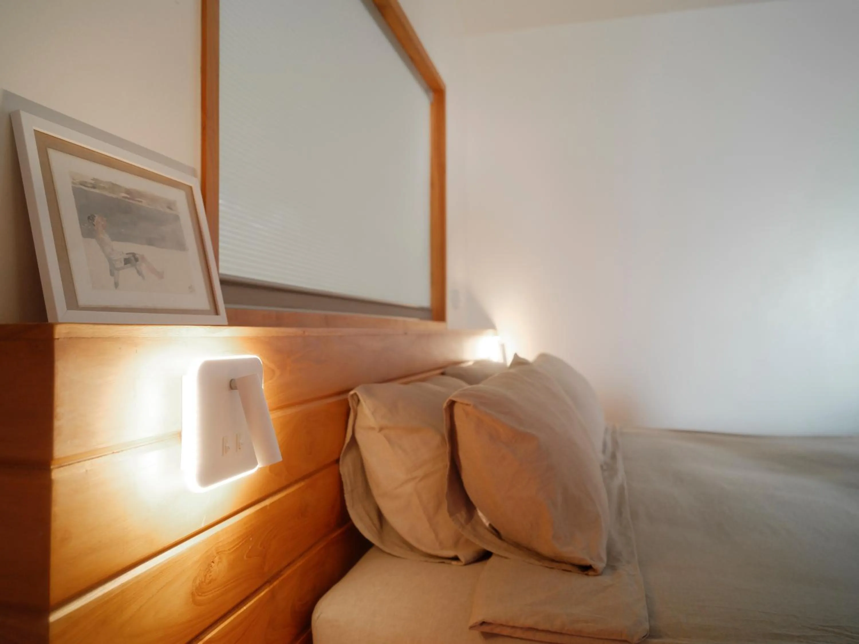 Bed in Tantawan sea view residence 山海居