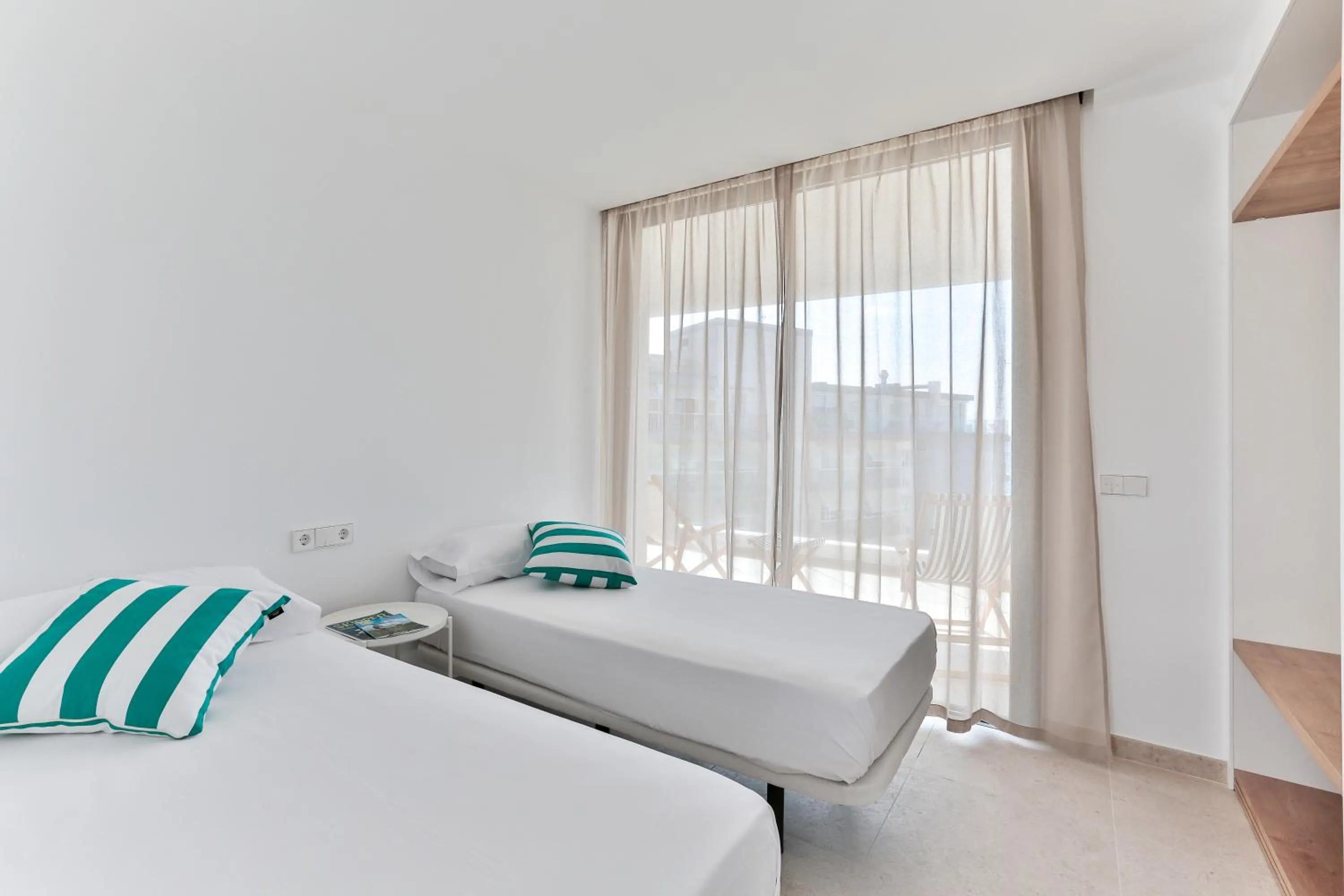 Bed in ECO-APARTMENTS LA MARINEDA
