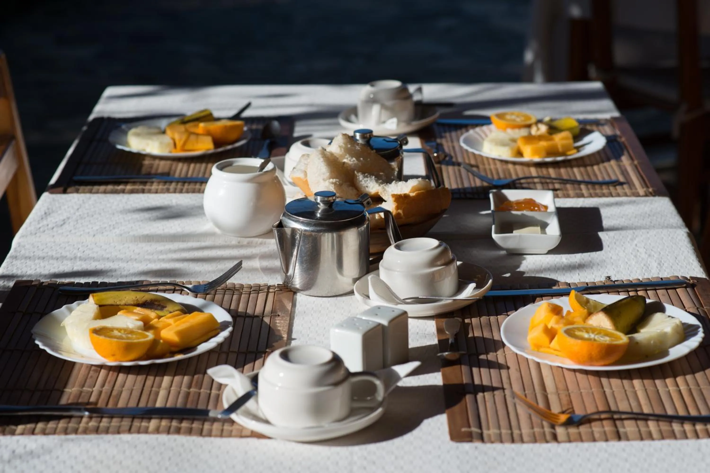 Continental breakfast in Auberge de la Table
