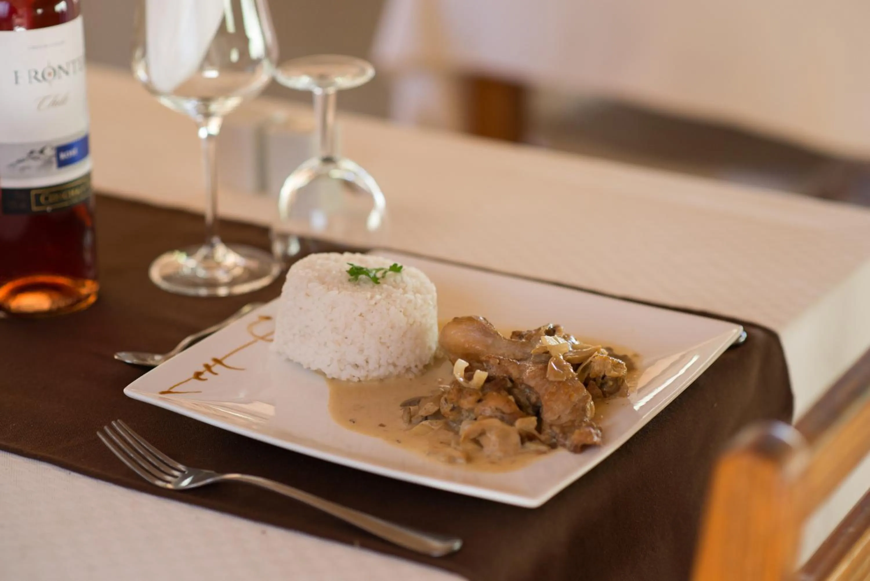 Food close-up in Auberge de la Table
