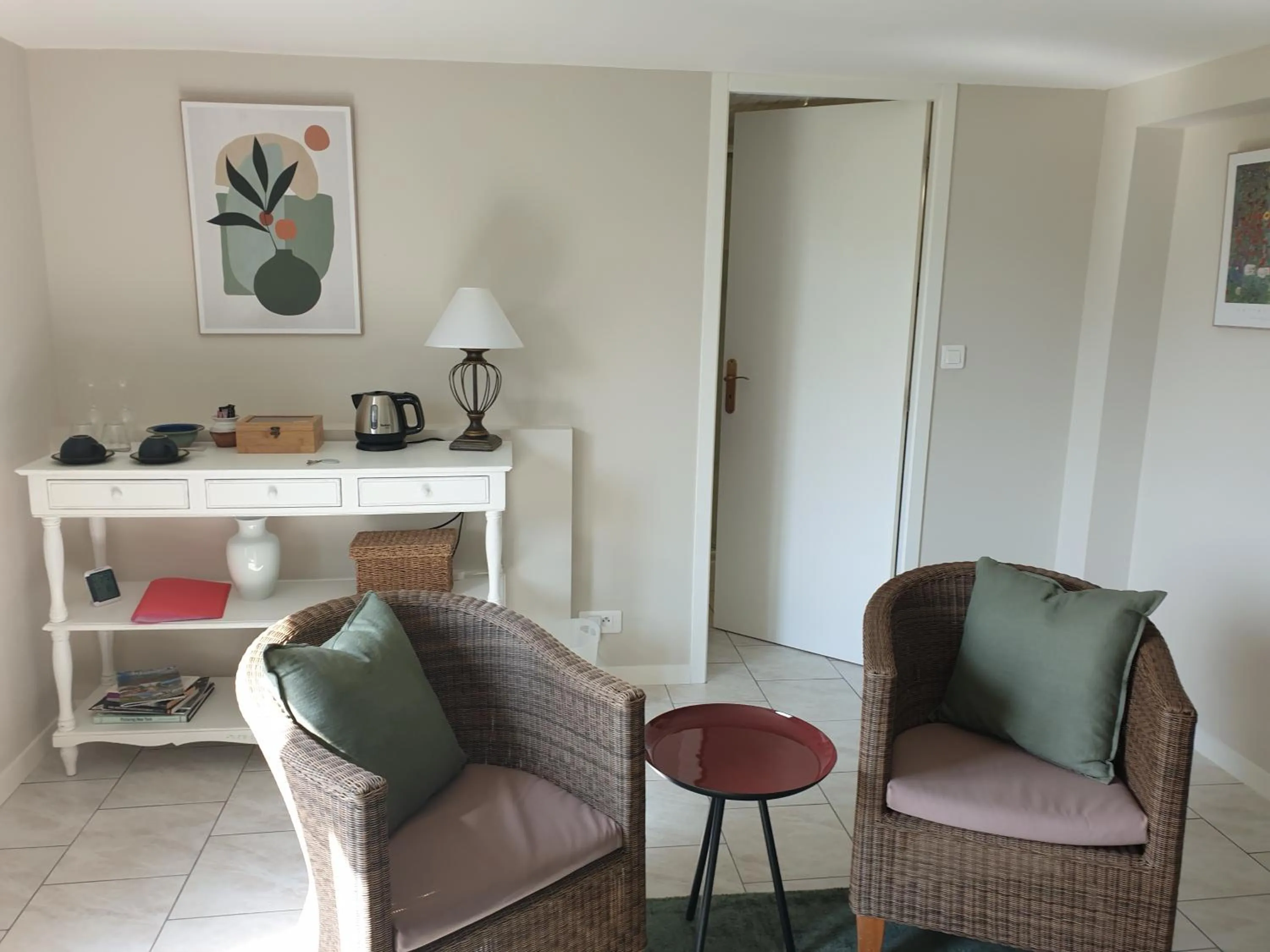 Seating area in Les érables