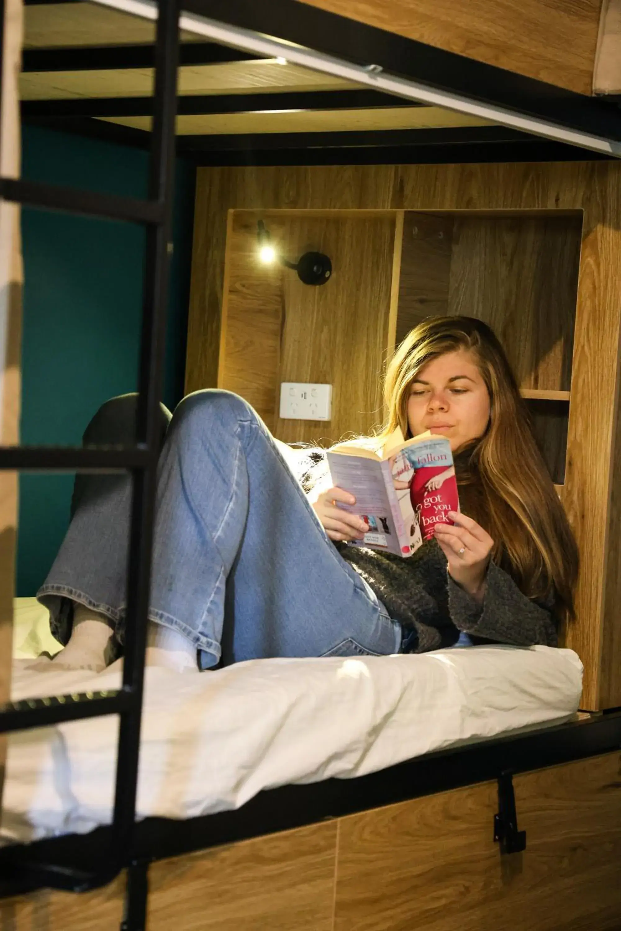 Comfort 6-Bed Female Dorm with Power, Fan, Light & Privacy Curtain in Crashpalace Backpackers Comfort 6-Bed Female Dorm with Power, Fan, Light & Privacy Curtain in Crashpalace Backpackers