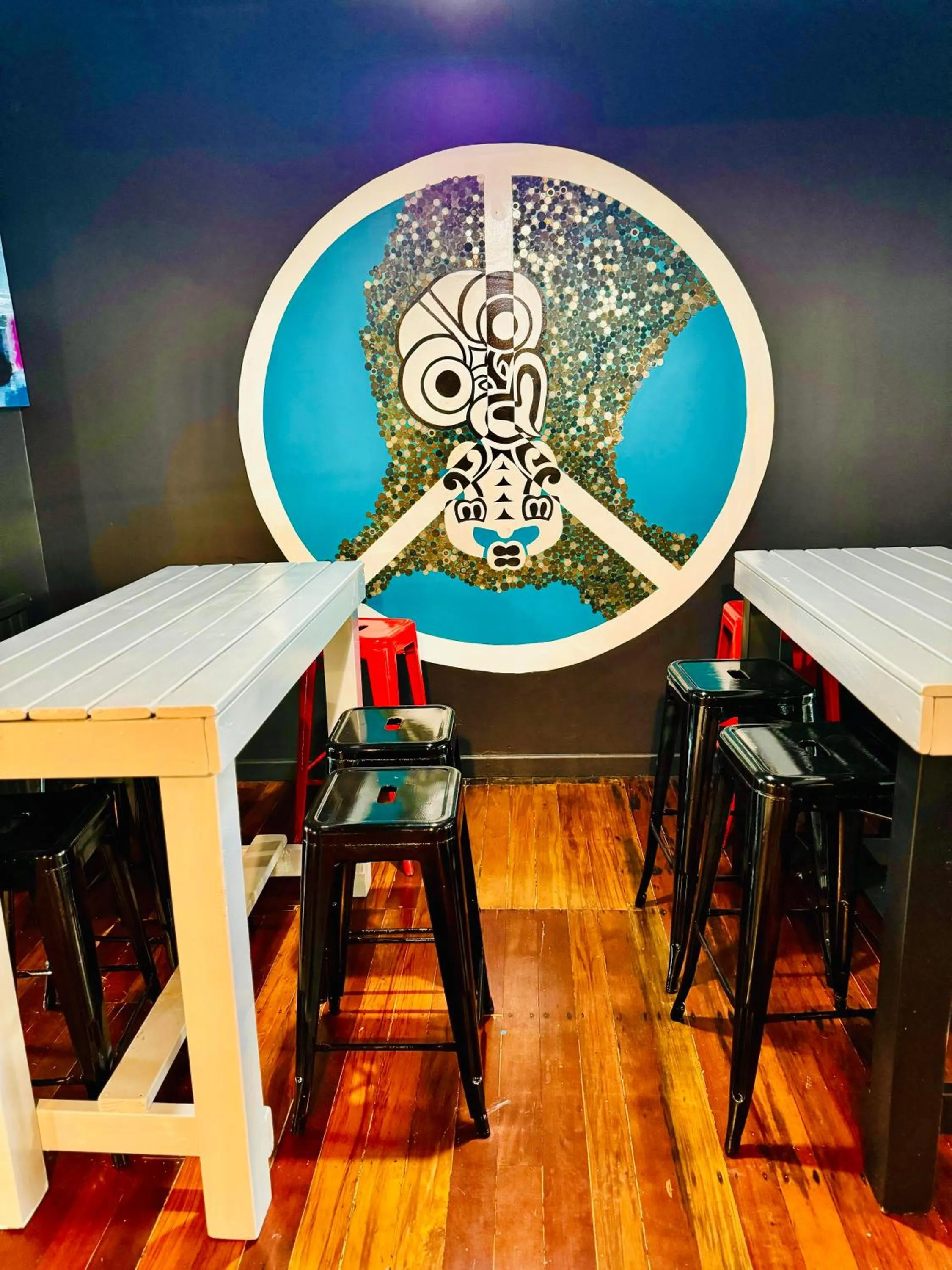 Dining area in Crashpalace Backpackers