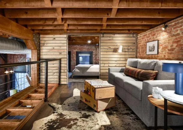 Seating area in Catbird Hotel