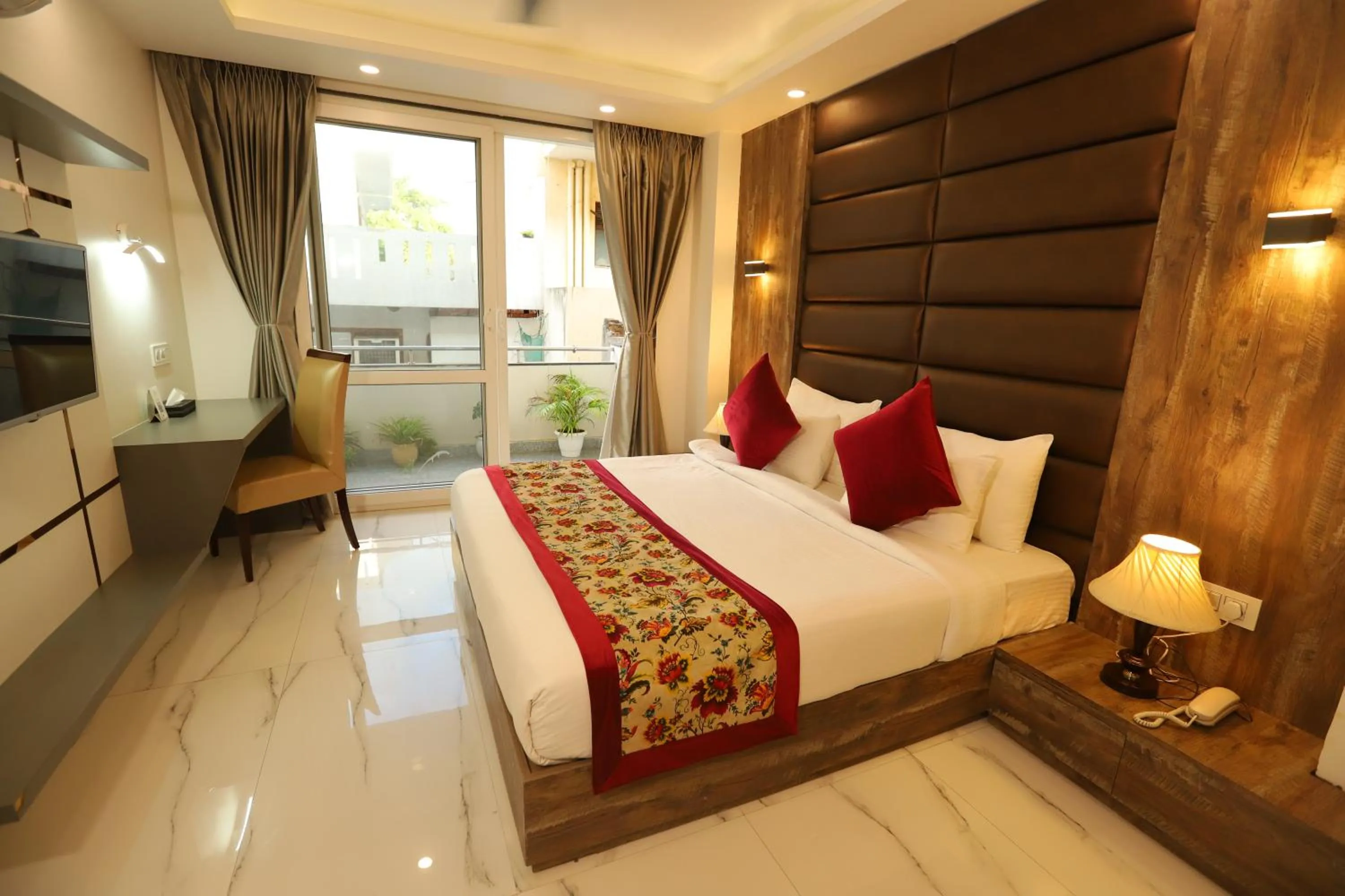 Bed in Hotel Keshav Residency - Medicity Gurugram, near Medanta Hospital, Pure Vegetarian