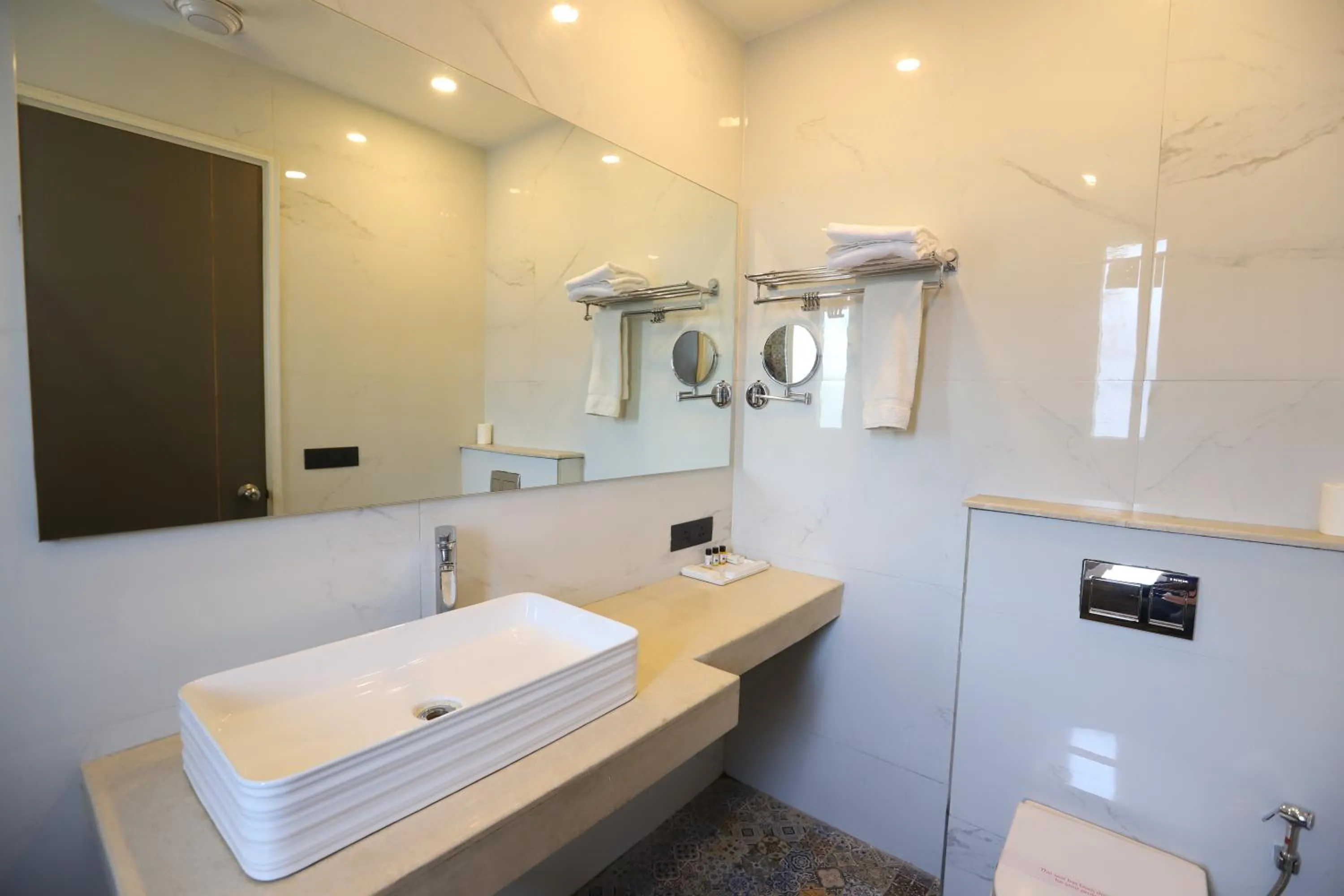 Bathroom in Hotel Keshav Residency - Medicity Gurugram, near Medanta Hospital, Pure Vegetarian