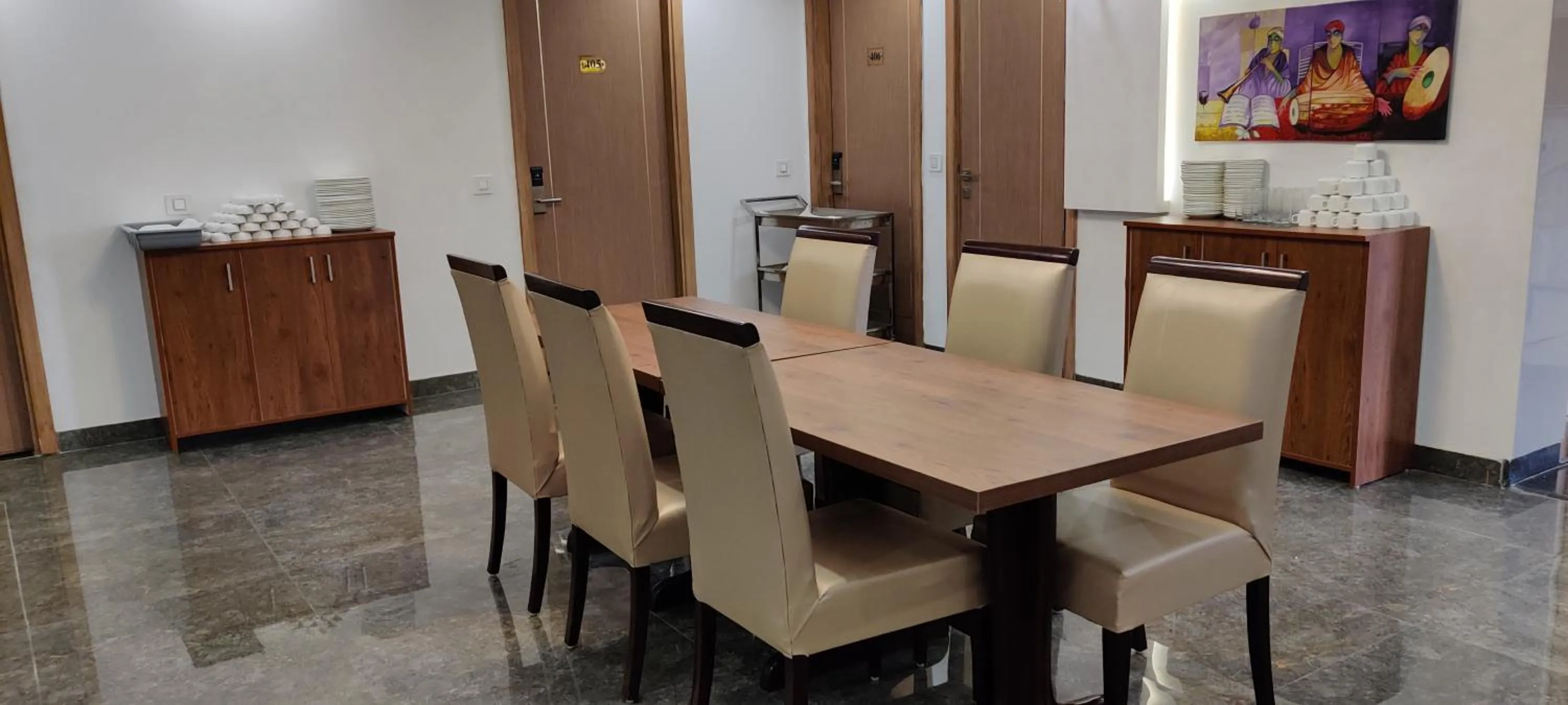 Seating area in Hotel Keshav Residency - Medicity Gurugram, near Medanta Hospital, Pure Vegetarian