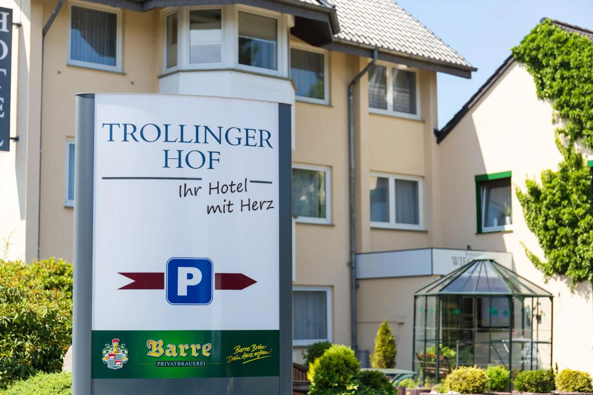 Property logo or sign in Trollinger Hof