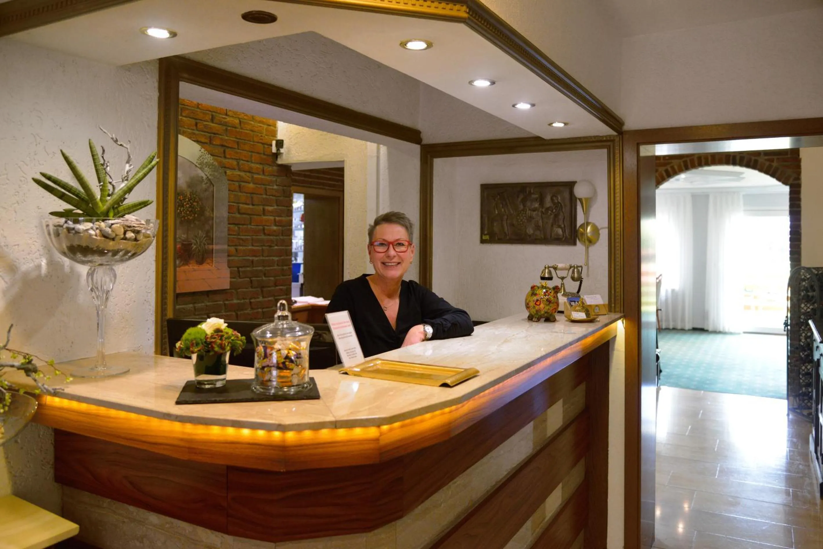 Lobby or reception in Trollinger Hof